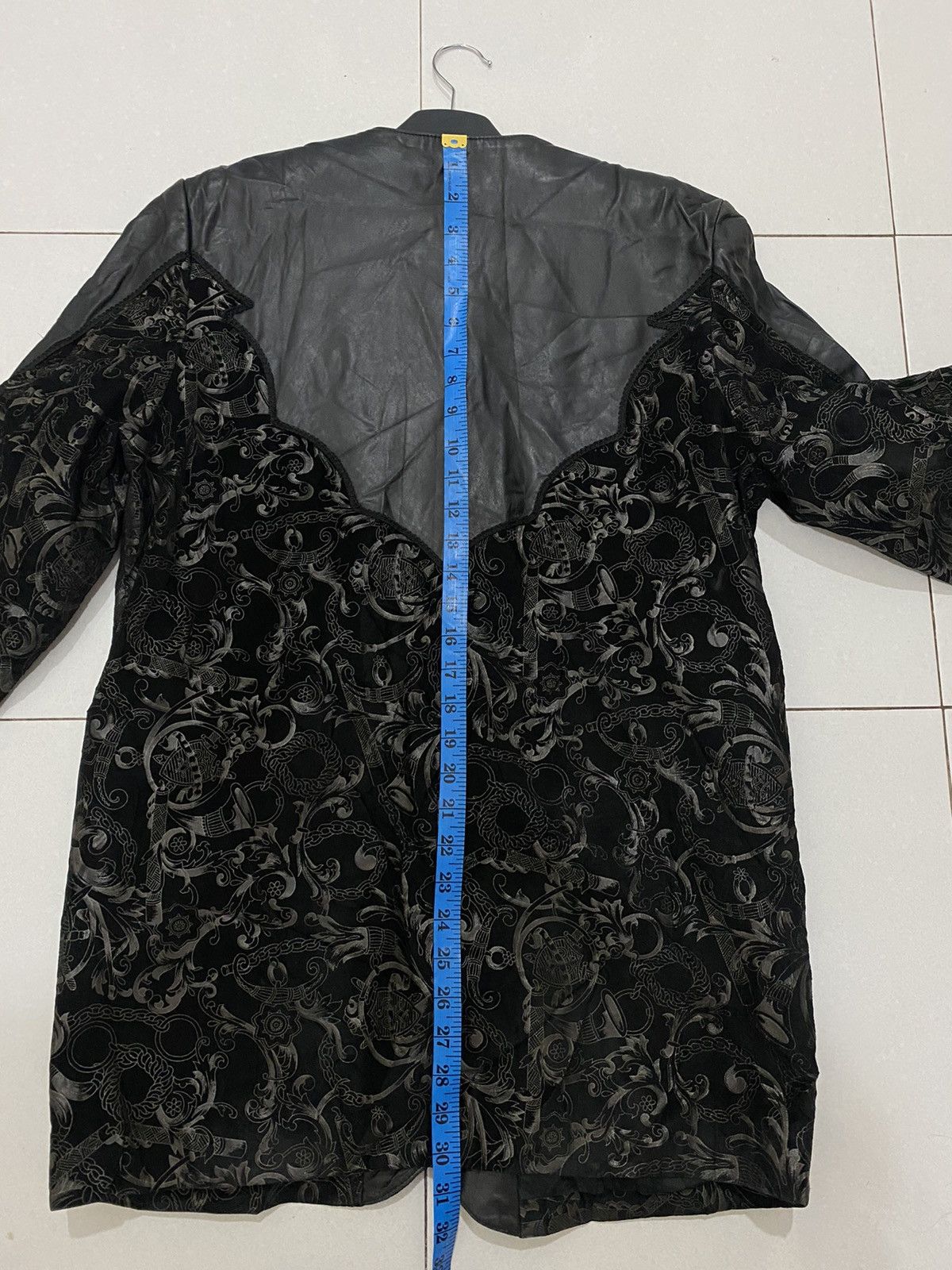 Japanese Brand LEATHER JACKET Inspired By Versace Borroco Coat Size US M / EU 48-50 / 2 - 10 Thumbnail