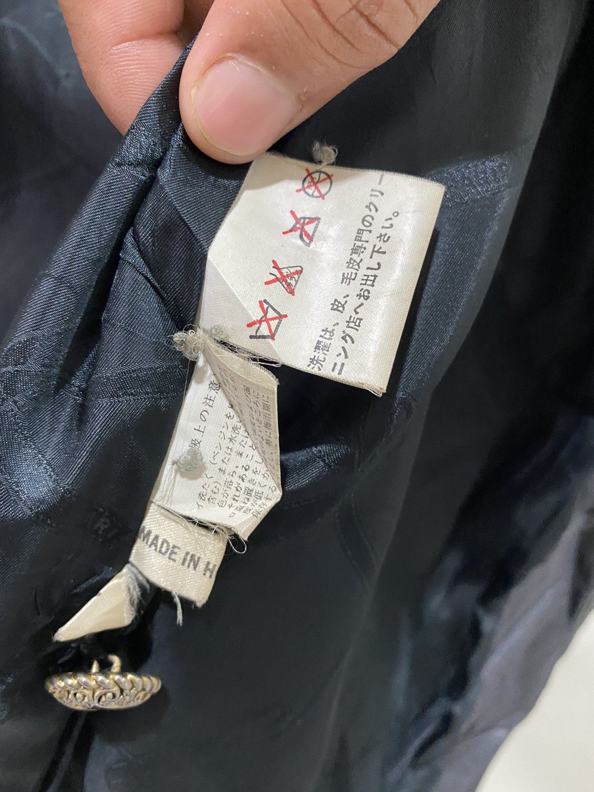 Japanese Brand LEATHER JACKET Inspired By Versace Borroco Coat Size US M / EU 48-50 / 2 - 13 Thumbnail