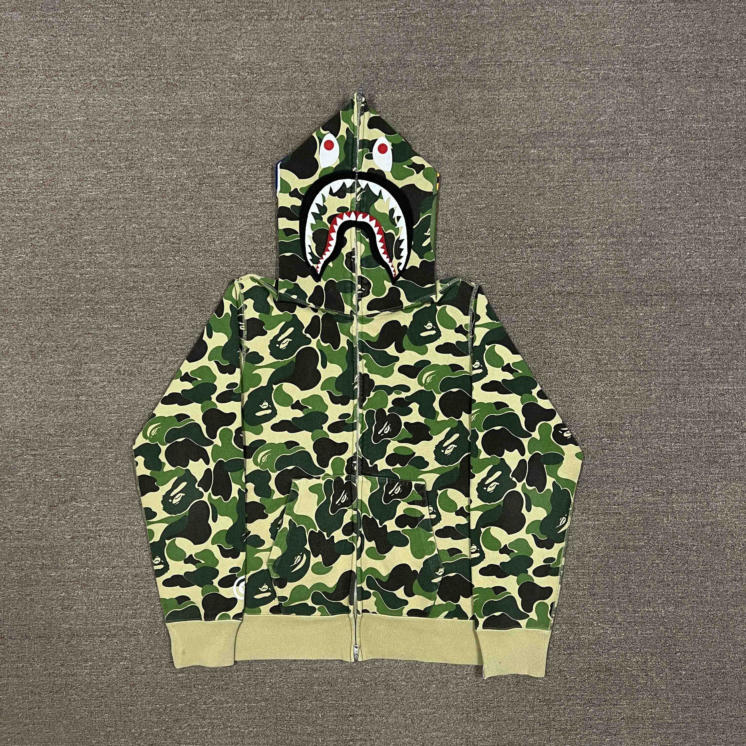 Bape ABC Camo Shark Full Zip Hoodie Size US M / EU 48-50 / 2 - 1 Thumbnail