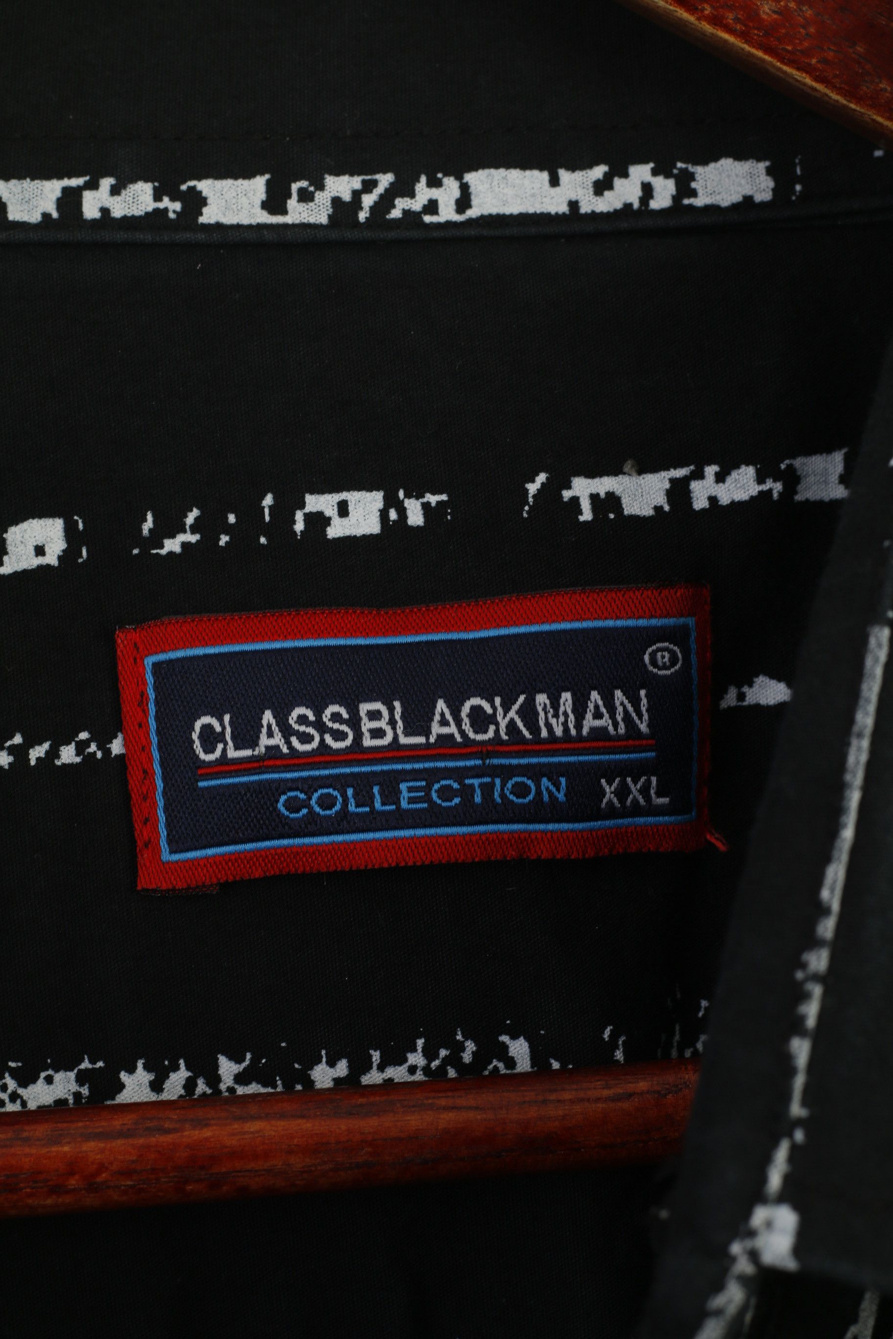 Vintage Class Black Man Collection Men XXL (XL) Casual Shirt 7152 Size US XXL / EU 58 / 5 - 4 Thumbnail