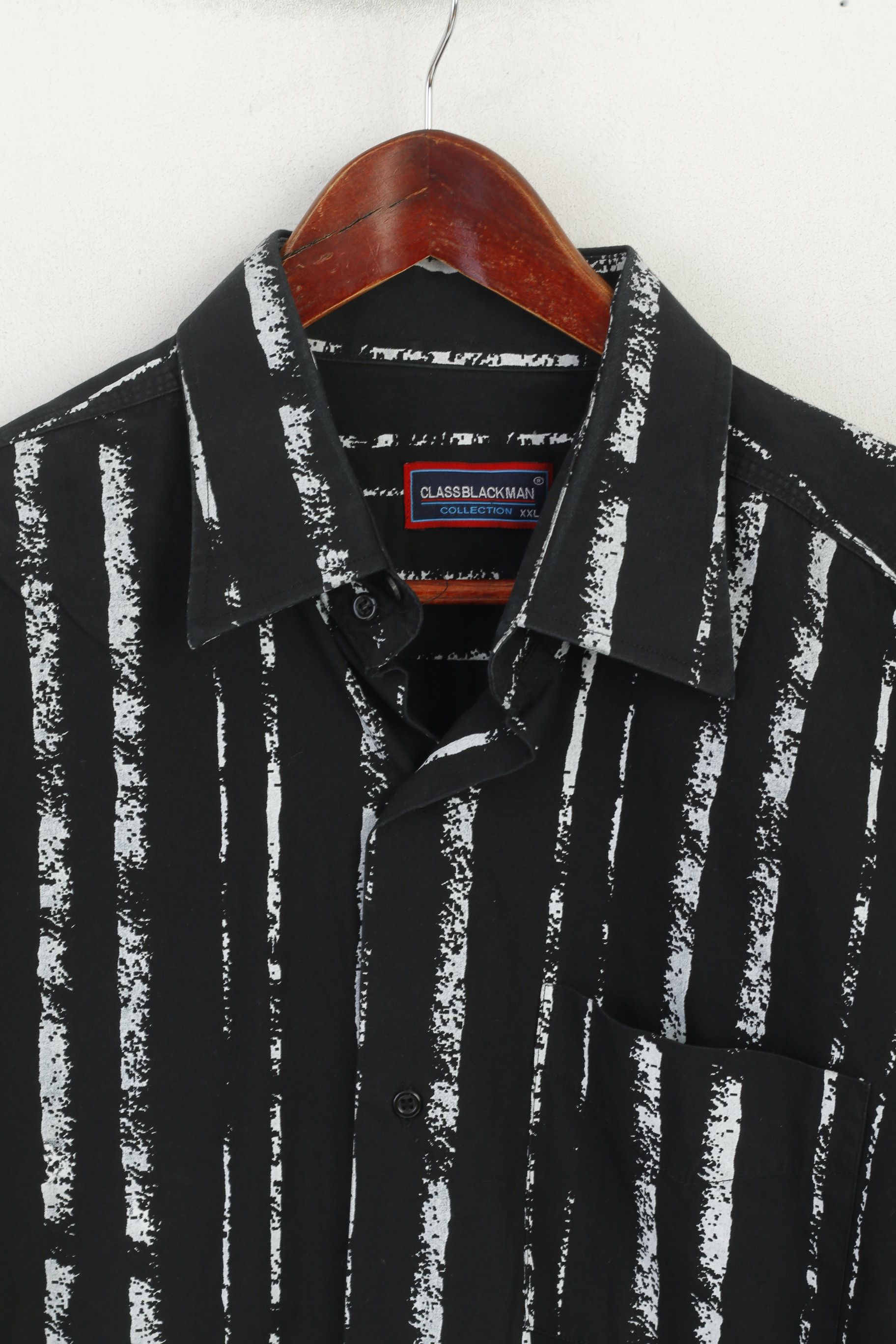 Vintage Class Black Man Collection Men XXL (XL) Casual Shirt 7152 Size US XXL / EU 58 / 5 - 2 Thumbnail