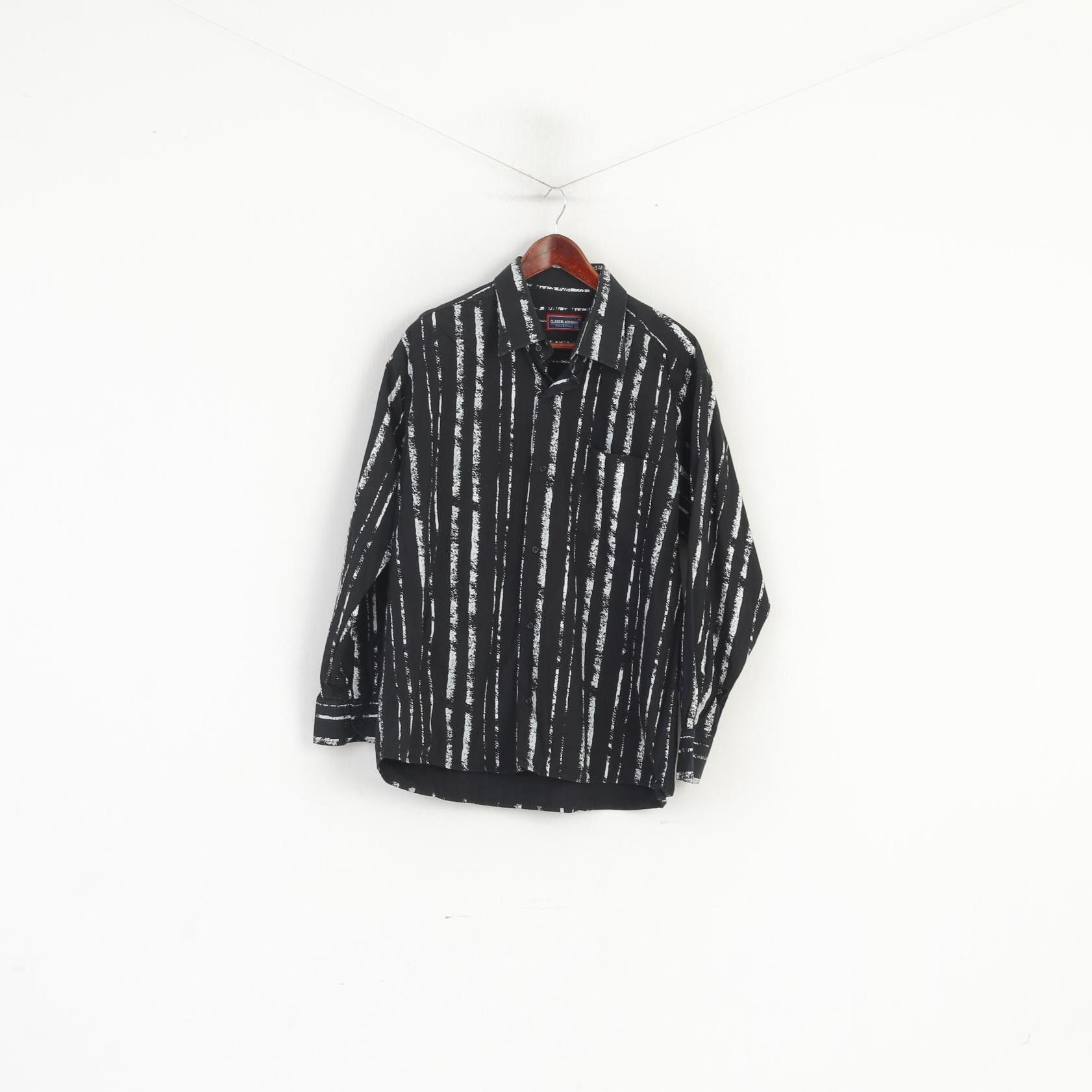 Vintage Class Black Man Collection Men XXL (XL) Casual Shirt 7152 Size US XXL / EU 58 / 5 - 1 Thumbnail