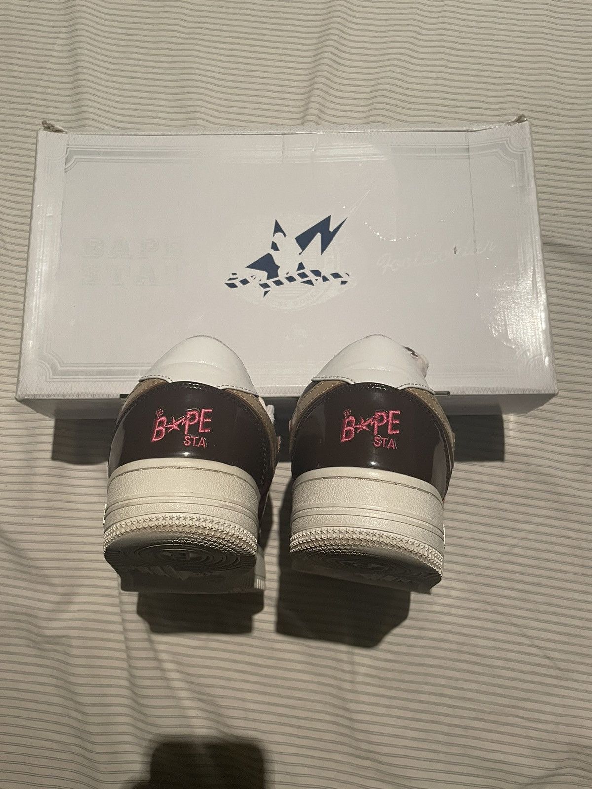 Bape Bape bapesta brown pink Size US 8 / EU 41 - 2 Thumbnail