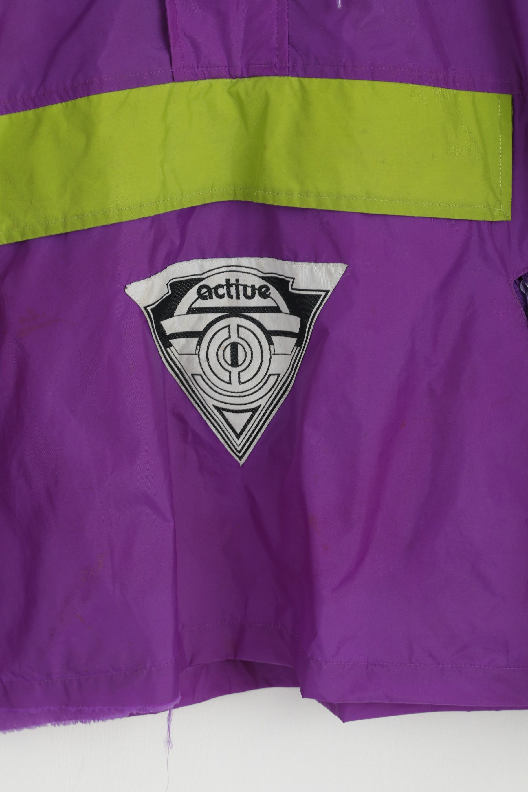 Vintage Active Men L Rain Jacket Purple Pullover Nylon 1703 Size US L / EU 52-54 / 3 - 3 Thumbnail