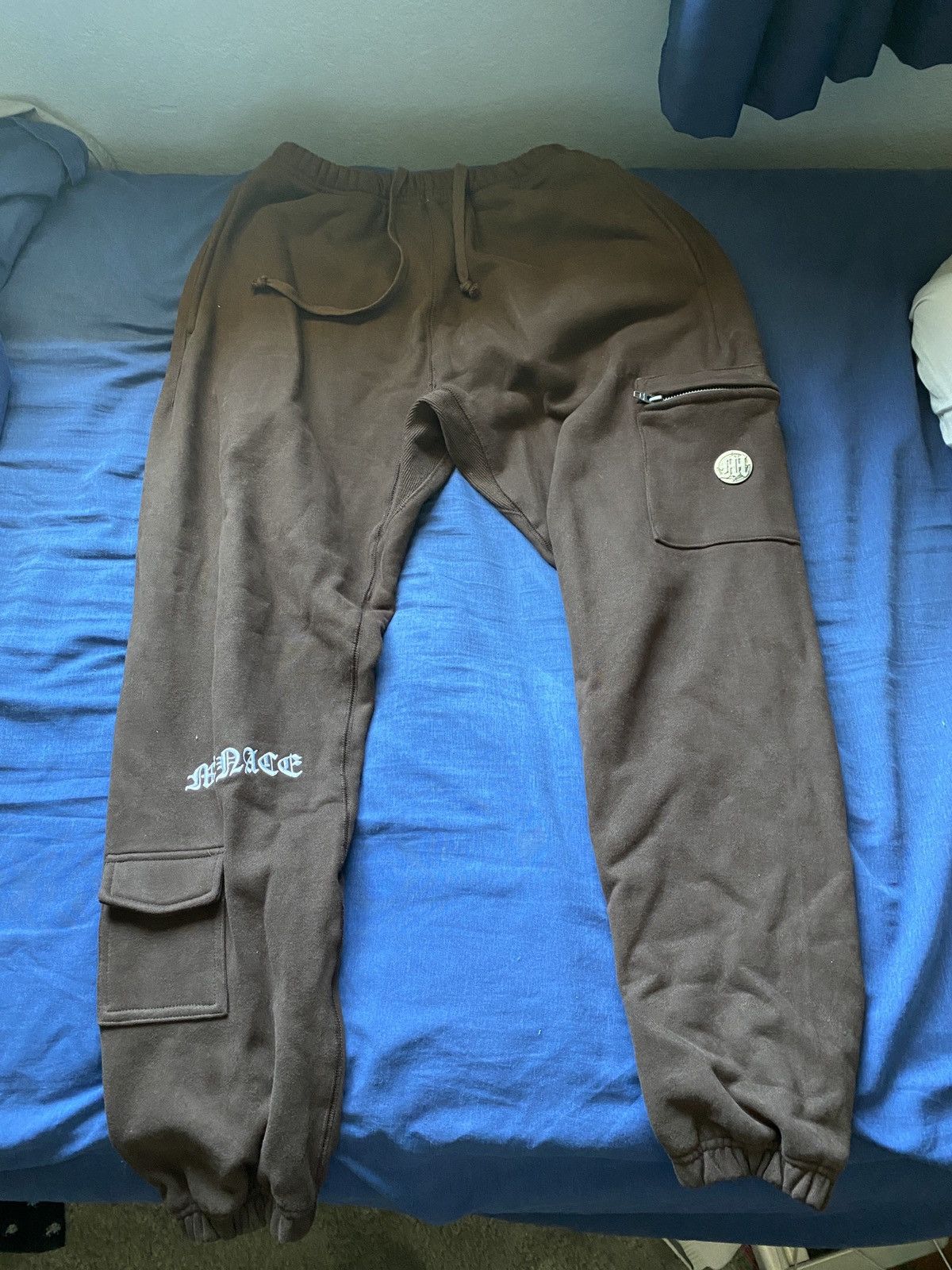 Menace Menace Los Angeles sweatpants brown size small Size US 30 / EU 46 - 1 Thumbnail