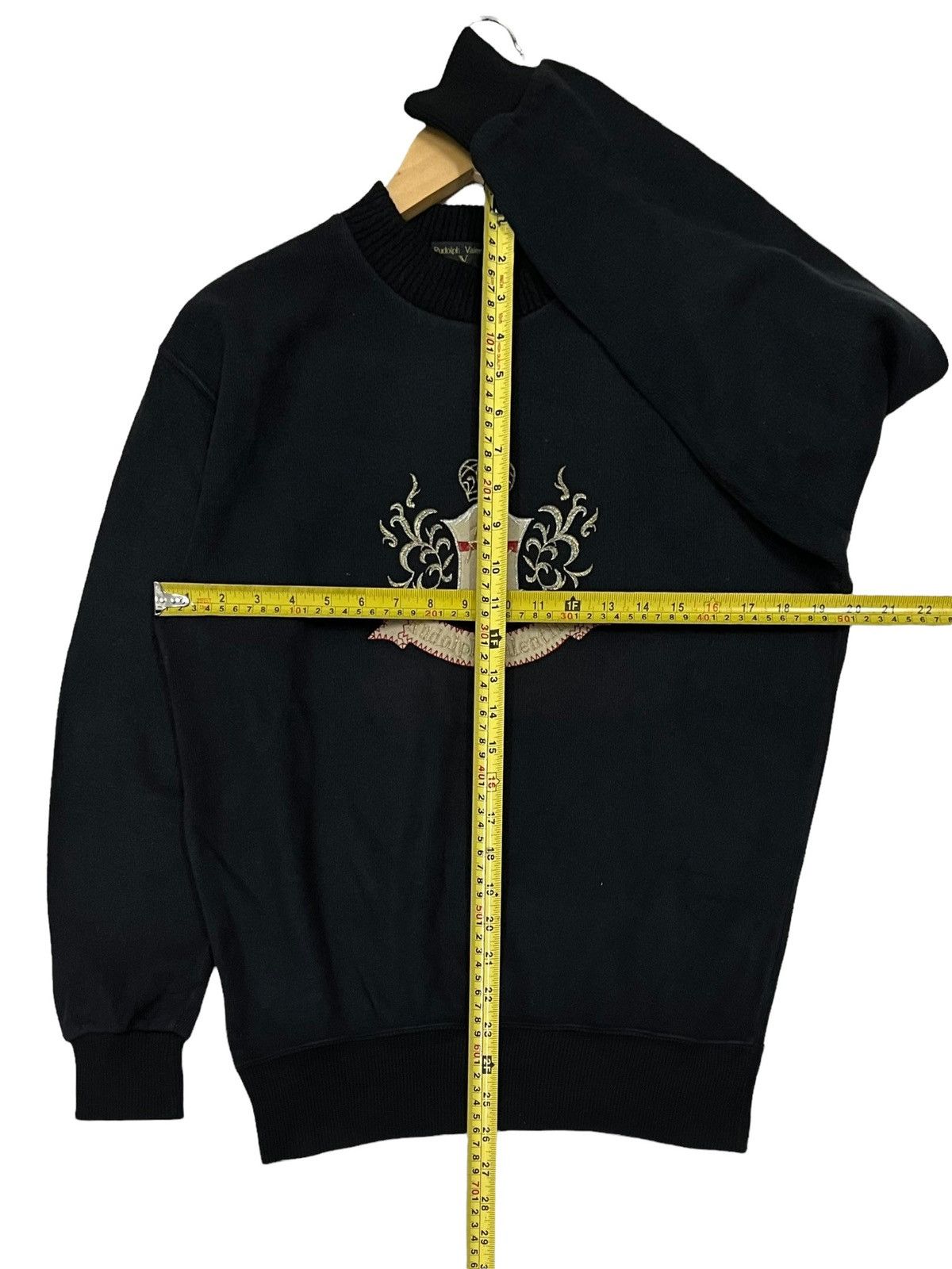 Giovanni Valentino × Valentino VINTAGE RUDOLPH VALENTINO EMBROIDERY SPELL OUT BIG LOGO Size US M / EU 48-50 / 2 - 11 Thumbnail