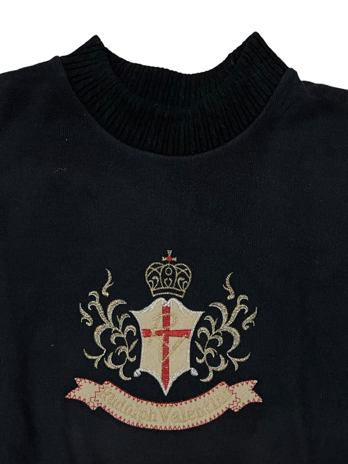 Giovanni Valentino × Valentino VINTAGE RUDOLPH VALENTINO EMBROIDERY SPELL OUT BIG LOGO Size US M / EU 48-50 / 2 - 5 Thumbnail