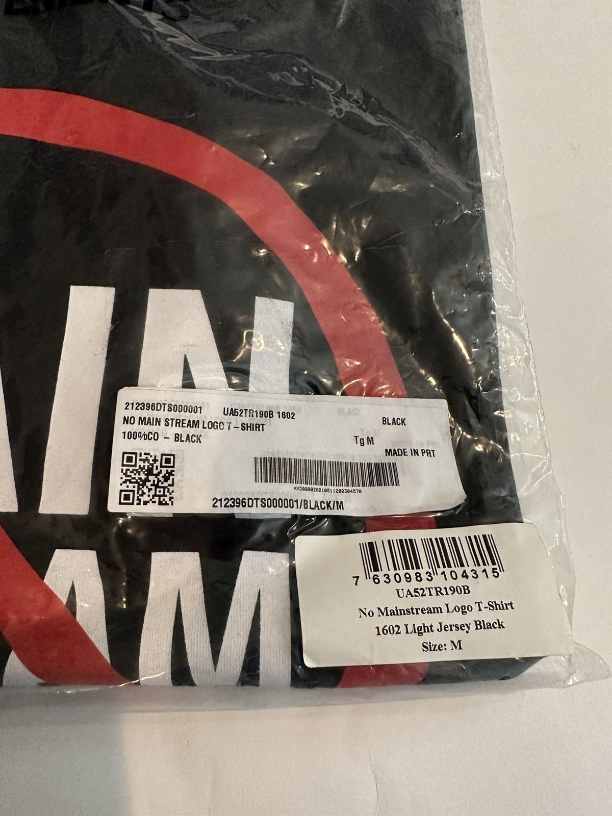 Vetements Vetements Women's No Mainstream Cotton T-Shirt Black Size M / US 6-8 / IT 42-44 - 8 Thumbnail