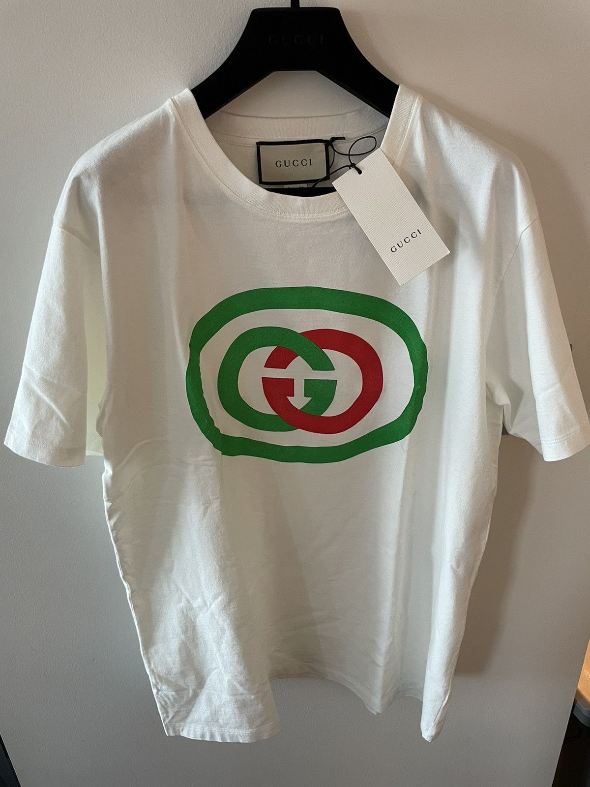 Gucci New Super Limited Gucci Runway Interlocking GG Logo T-shirt Size US XL / EU 56 / 4 - 13 Thumbnail