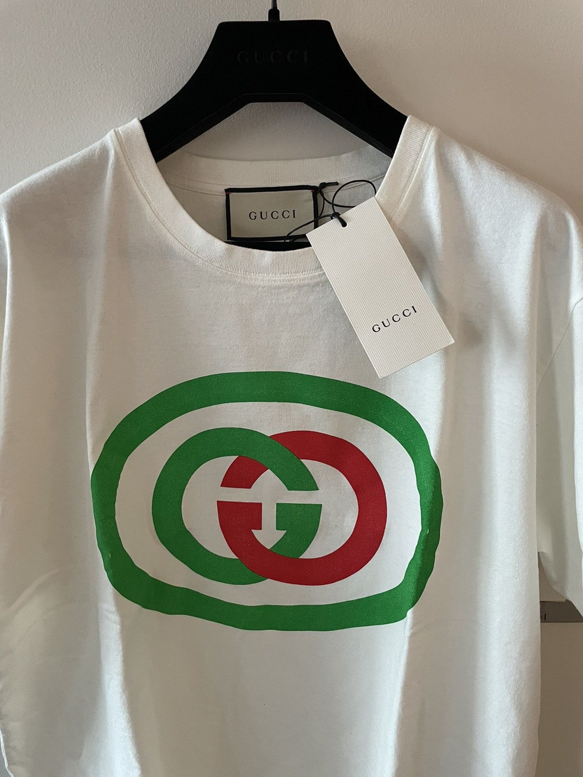 Gucci New Super Limited Gucci Runway Interlocking GG Logo T-shirt Size US XL / EU 56 / 4 - 15 Thumbnail