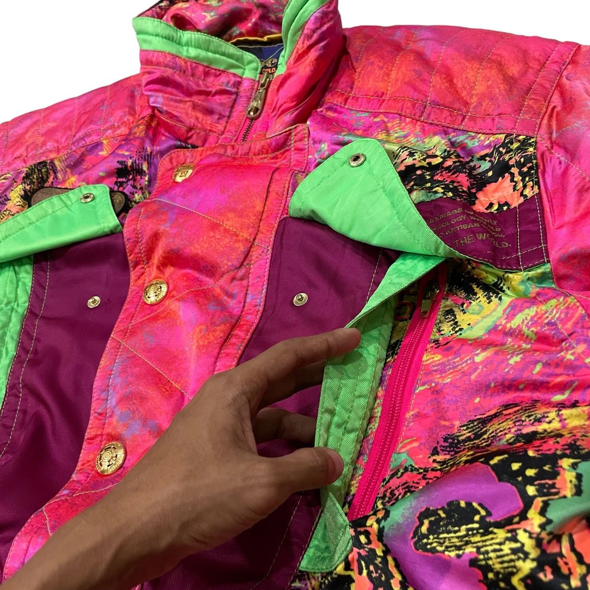 Ellesse × Goldwin ‼️RARE‼️Vintage Ellesse By Goldwin Multicolour Ski Jacket Size US M / EU 48-50 / 2 - 12 Thumbnail