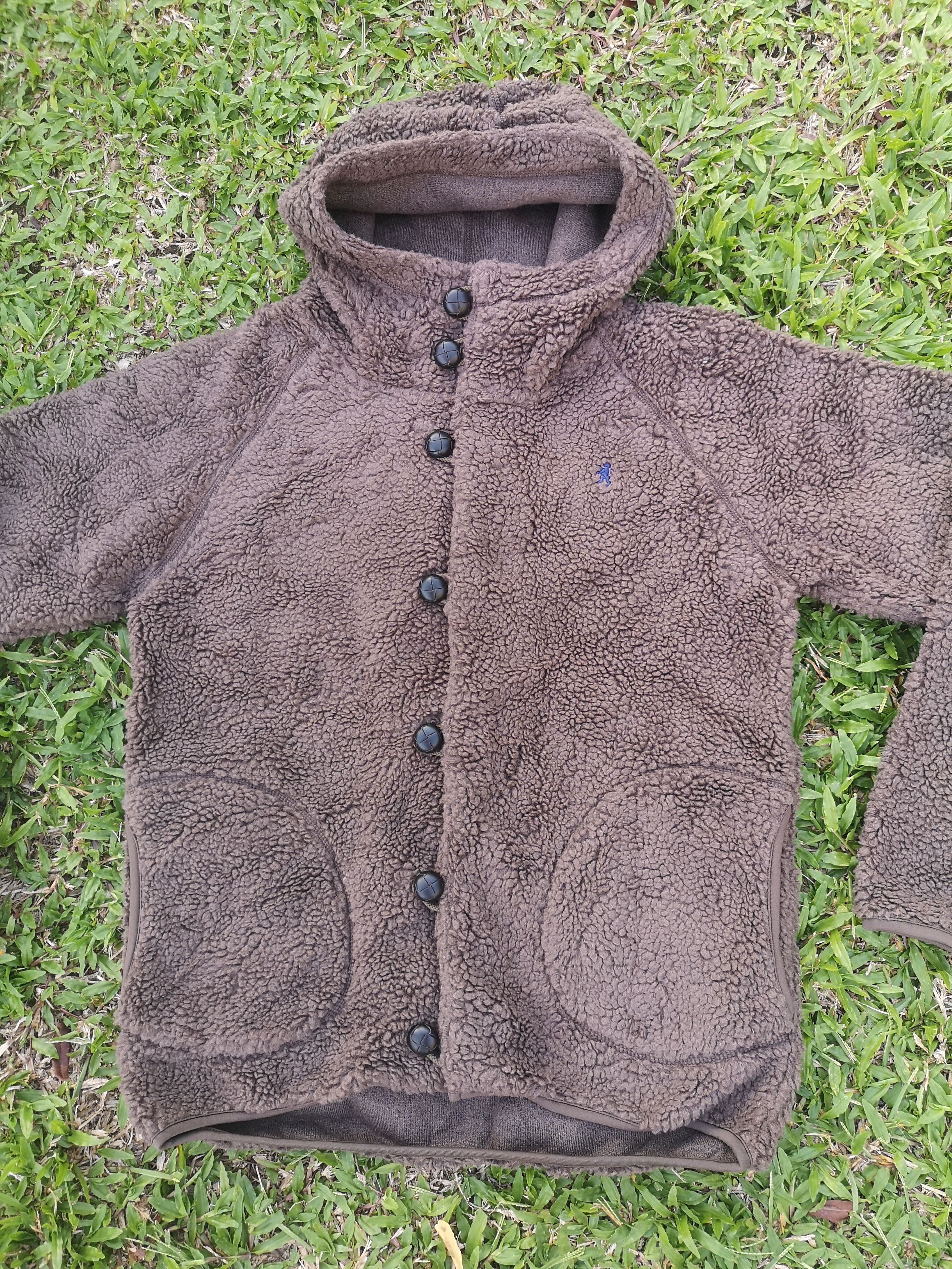 Designer × Japanese Brand × Vintage Gymphlex Sherpa Fleece Button up Size US M / EU 48-50 / 2 - 5 Thumbnail