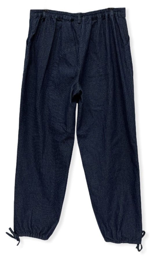 Indigo × Japanese Brand × Vintage WEDA Indigo Wide Baggy Drawstring Leg Pants Yohji’s Style Size US 34 / EU 50 - 5 Thumbnail