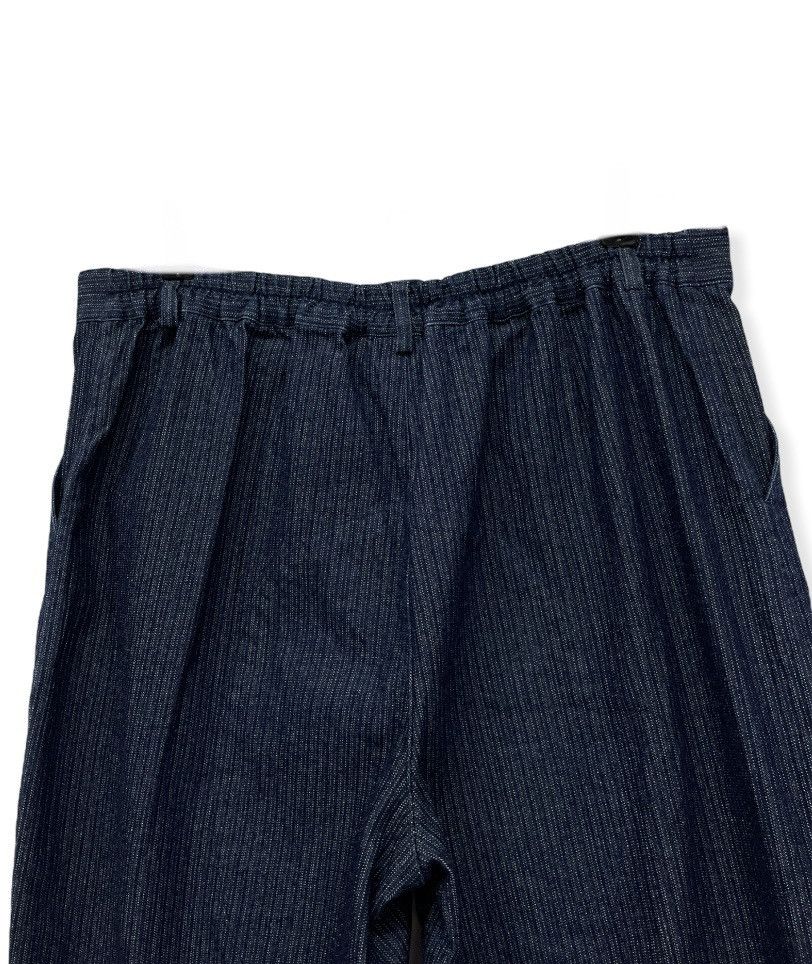 Indigo × Japanese Brand × Vintage WEDA Indigo Wide Baggy Drawstring Leg Pants Yohji’s Style Size US 34 / EU 50 - 2 Thumbnail