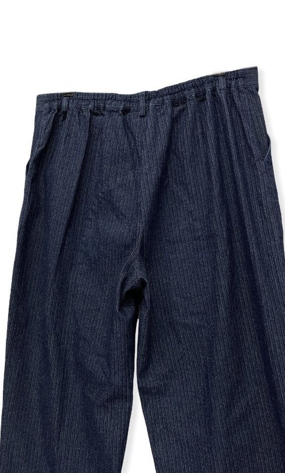 Indigo × Japanese Brand × Vintage WEDA Indigo Wide Baggy Drawstring Leg Pants Yohji’s Style Size US 34 / EU 50 - 3 Thumbnail
