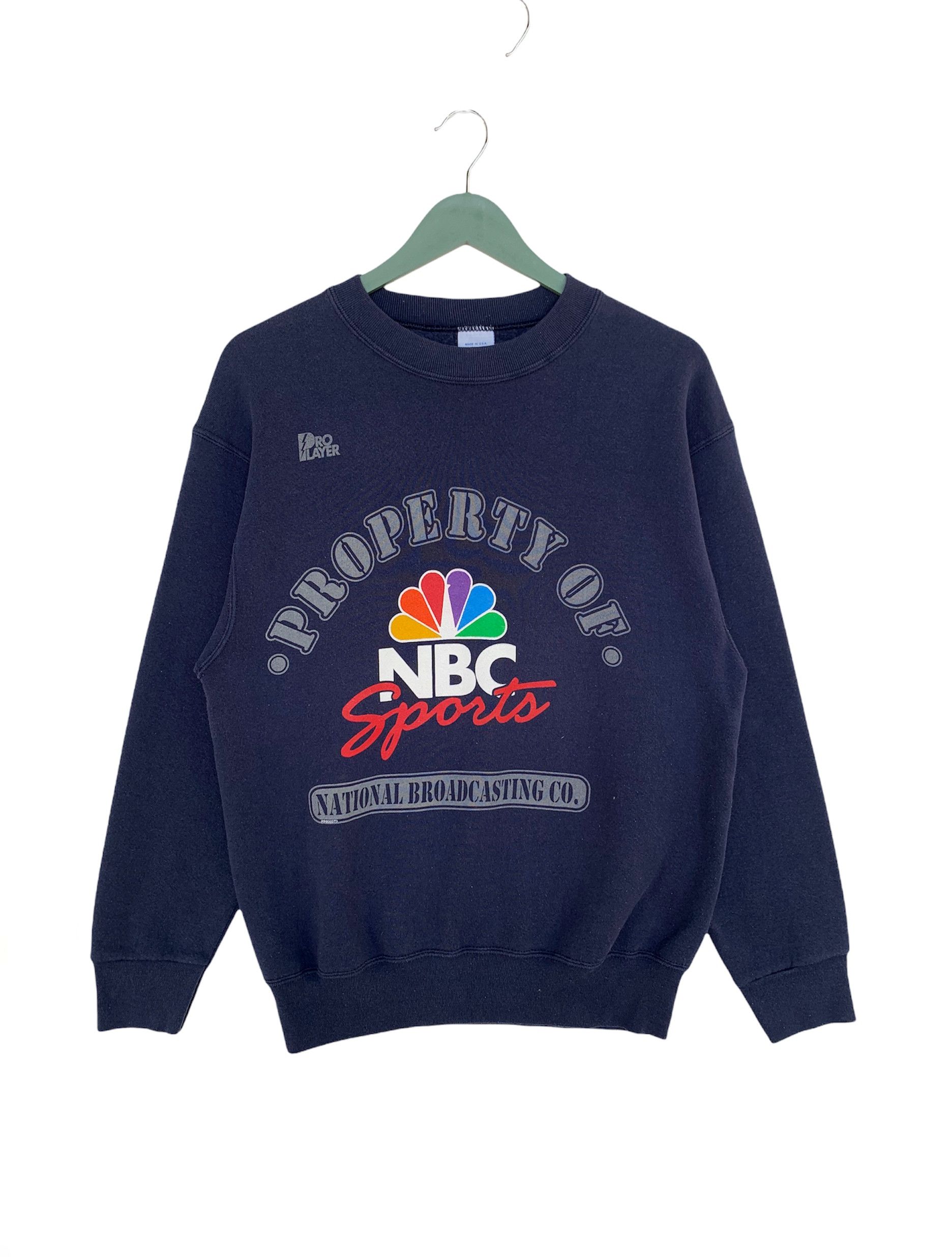 Salem Sportswear × Vintage Vintage 90s NBC sport Sweatshirt Size US M / EU 48-50 / 2 - 1 Thumbnail