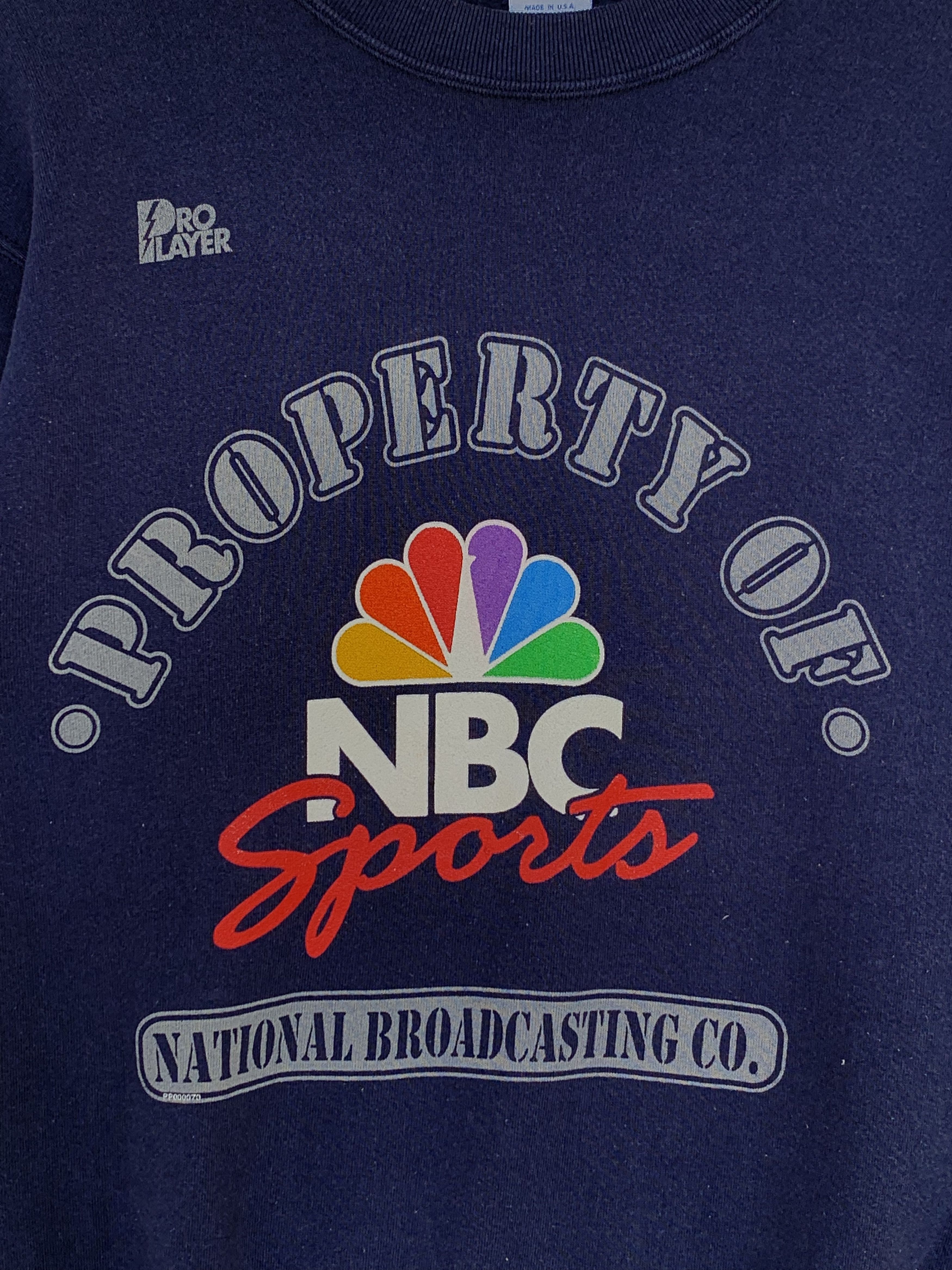 Salem Sportswear × Vintage Vintage 90s NBC sport Sweatshirt Size US M / EU 48-50 / 2 - 3 Thumbnail
