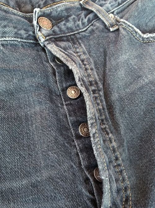 Levi's × Vintage Vintage Levis 501 Straight Leg Distressed Jeans 36x30 Size US 36 / EU 52 - 5 Thumbnail