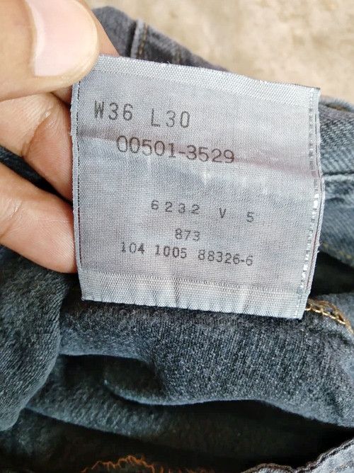 Levi's × Vintage Vintage Levis 501 Straight Leg Distressed Jeans 36x30 Size US 36 / EU 52 - 8 Thumbnail
