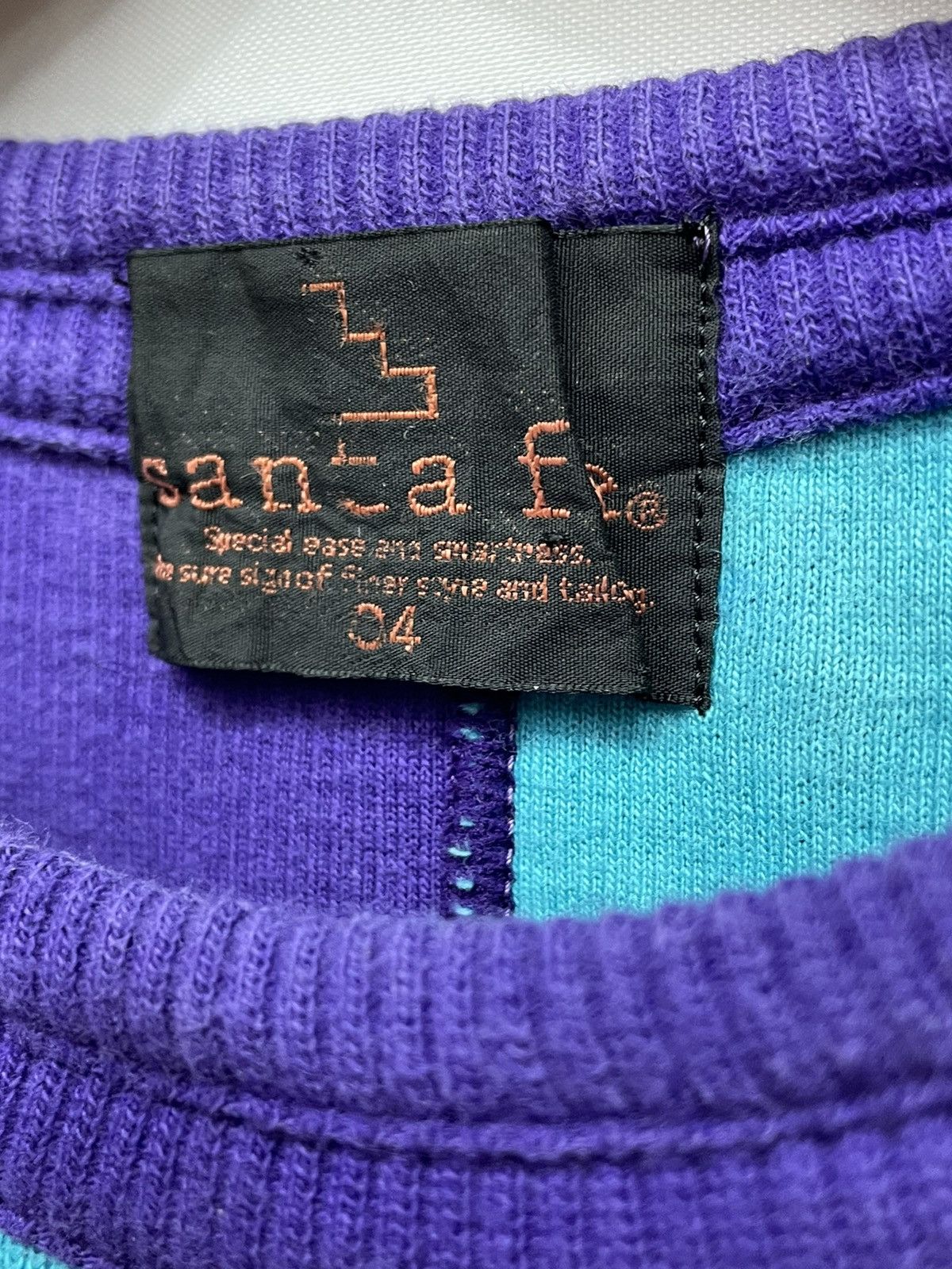Art Comes First DOPE! 90’s SANTA FE Color Split Crewneck Sweater Size US M / EU 48-50 / 2 - 5 Thumbnail