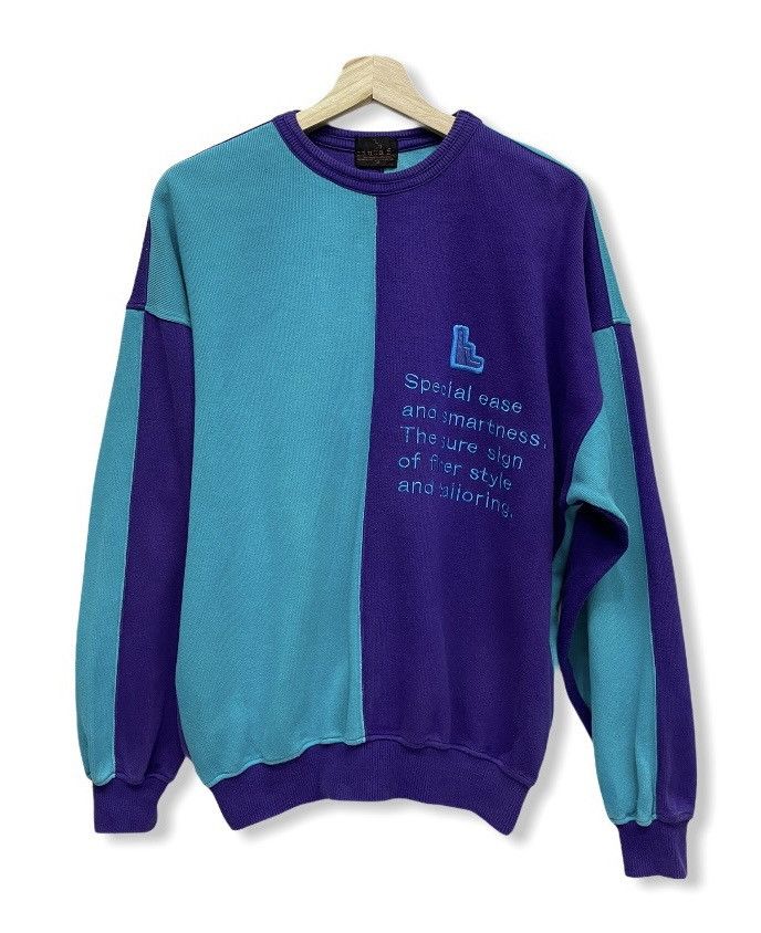Art Comes First DOPE! 90’s SANTA FE Color Split Crewneck Sweater Size US M / EU 48-50 / 2 - 3 Thumbnail