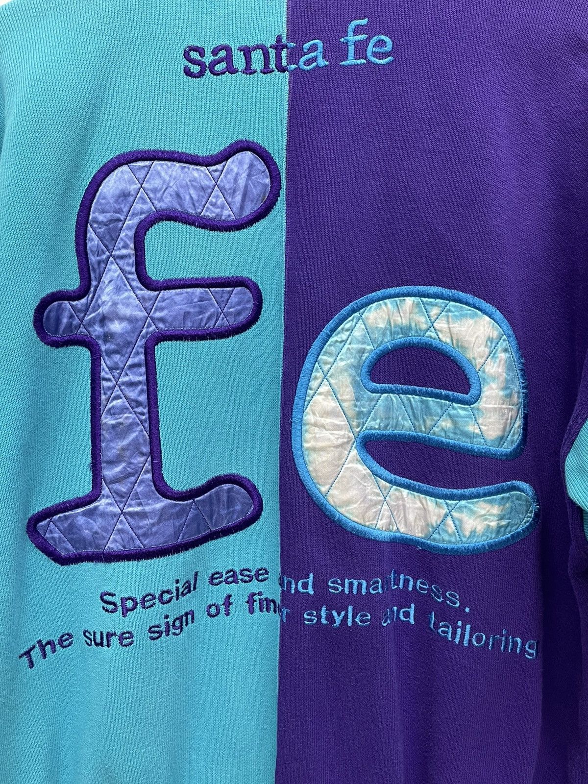 Art Comes First DOPE! 90’s SANTA FE Color Split Crewneck Sweater Size US M / EU 48-50 / 2 - 2 Thumbnail
