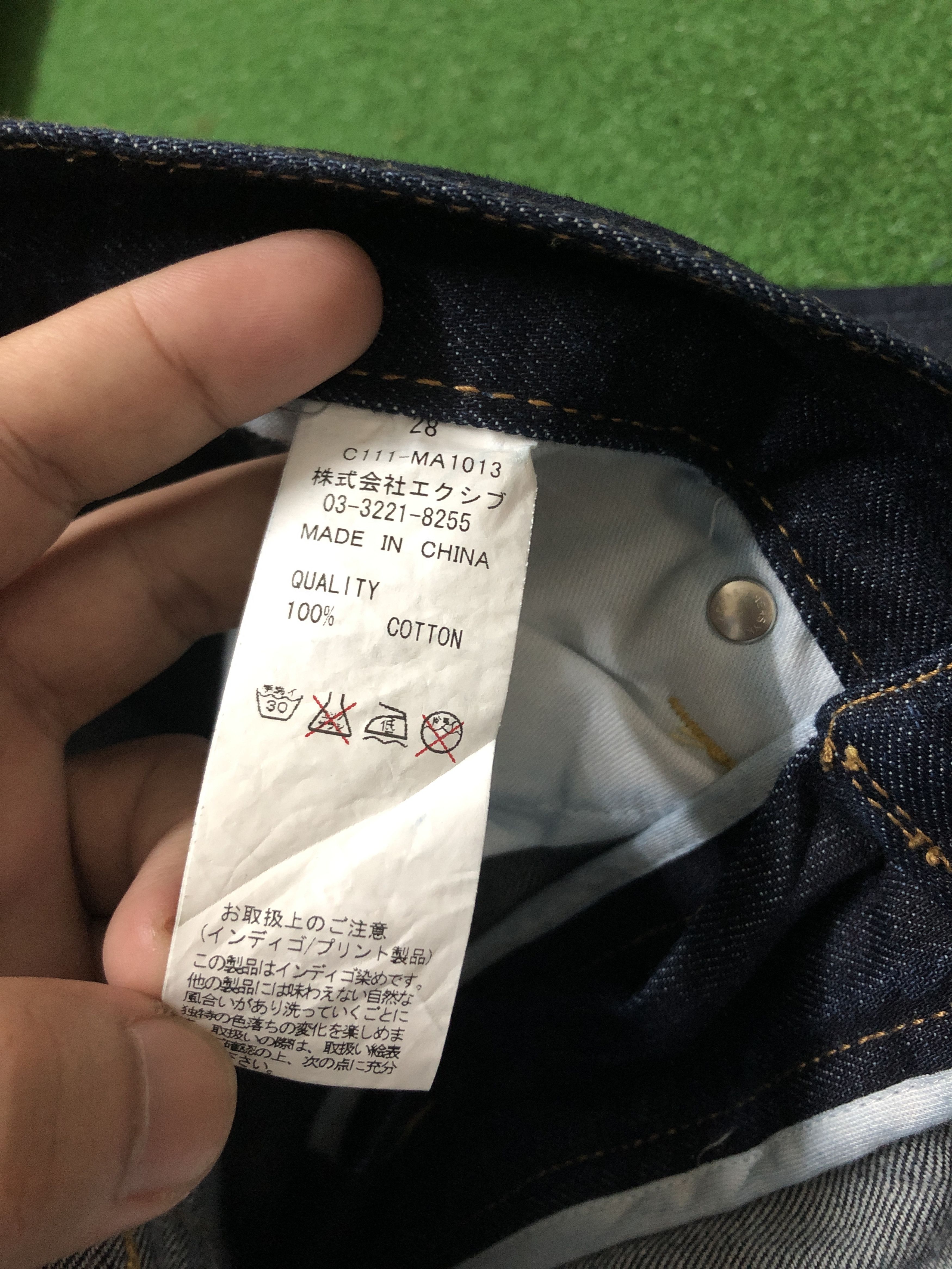 Japanese Brand Co & Lu moon eyes Big Logo Denim Pants Size US 33 - 5 Thumbnail