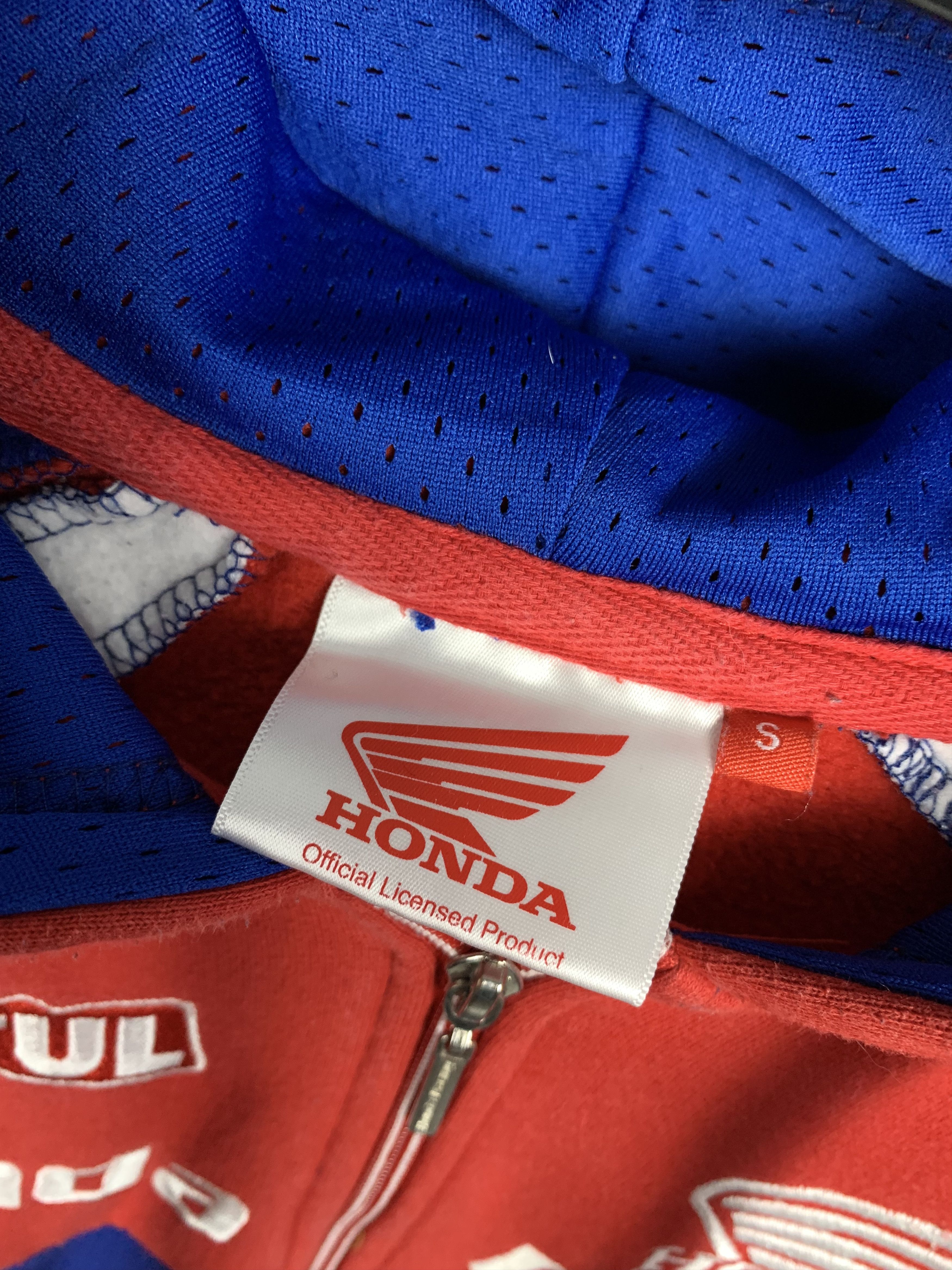 Honda × Vintage Honda Racing Team Vintage Mens Zip Hoodie Size US S / EU 44-46 / 1 - 5 Thumbnail