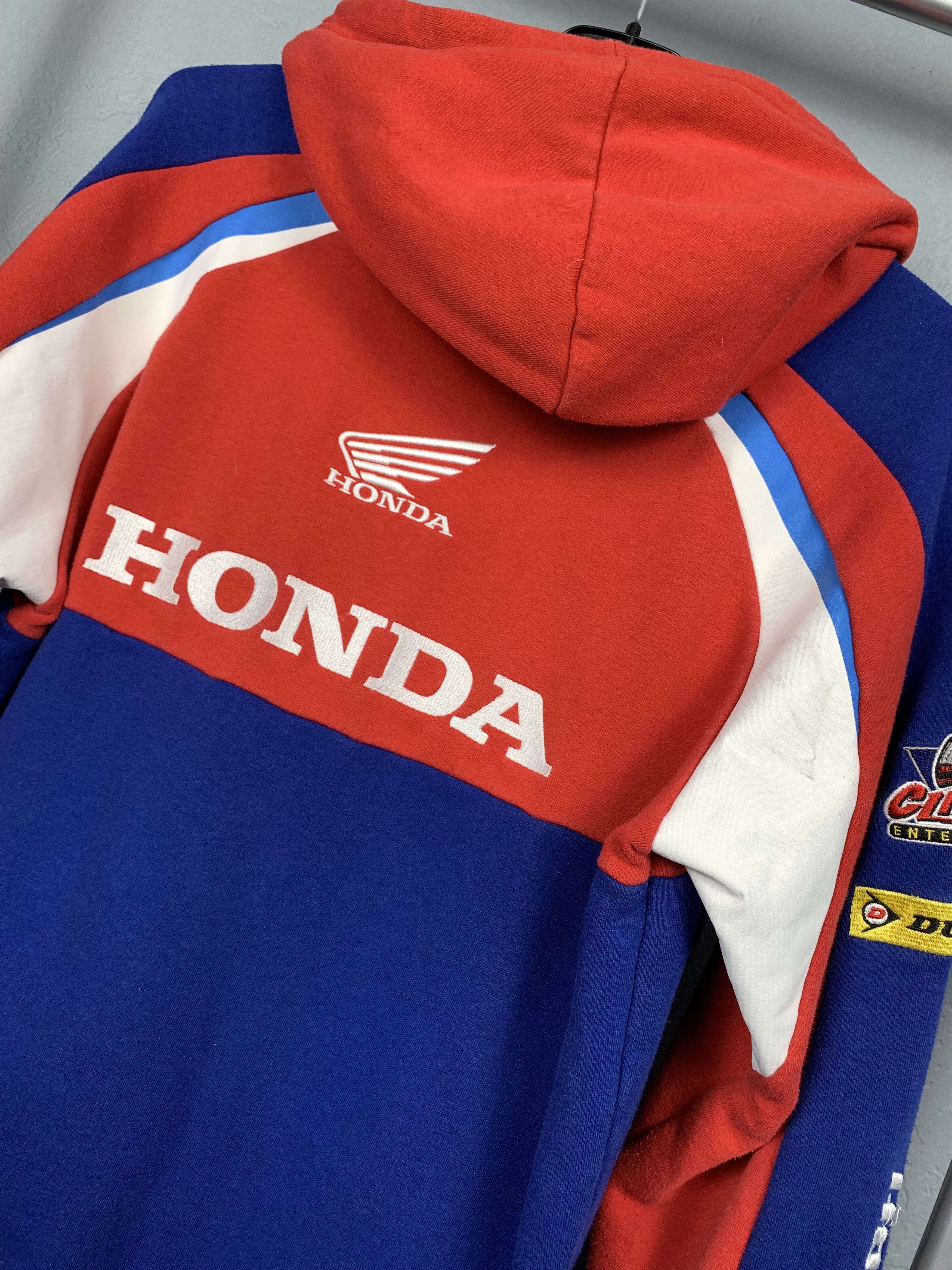 Honda × Vintage Honda Racing Team Vintage Mens Zip Hoodie Size US S / EU 44-46 / 1 - 9 Thumbnail