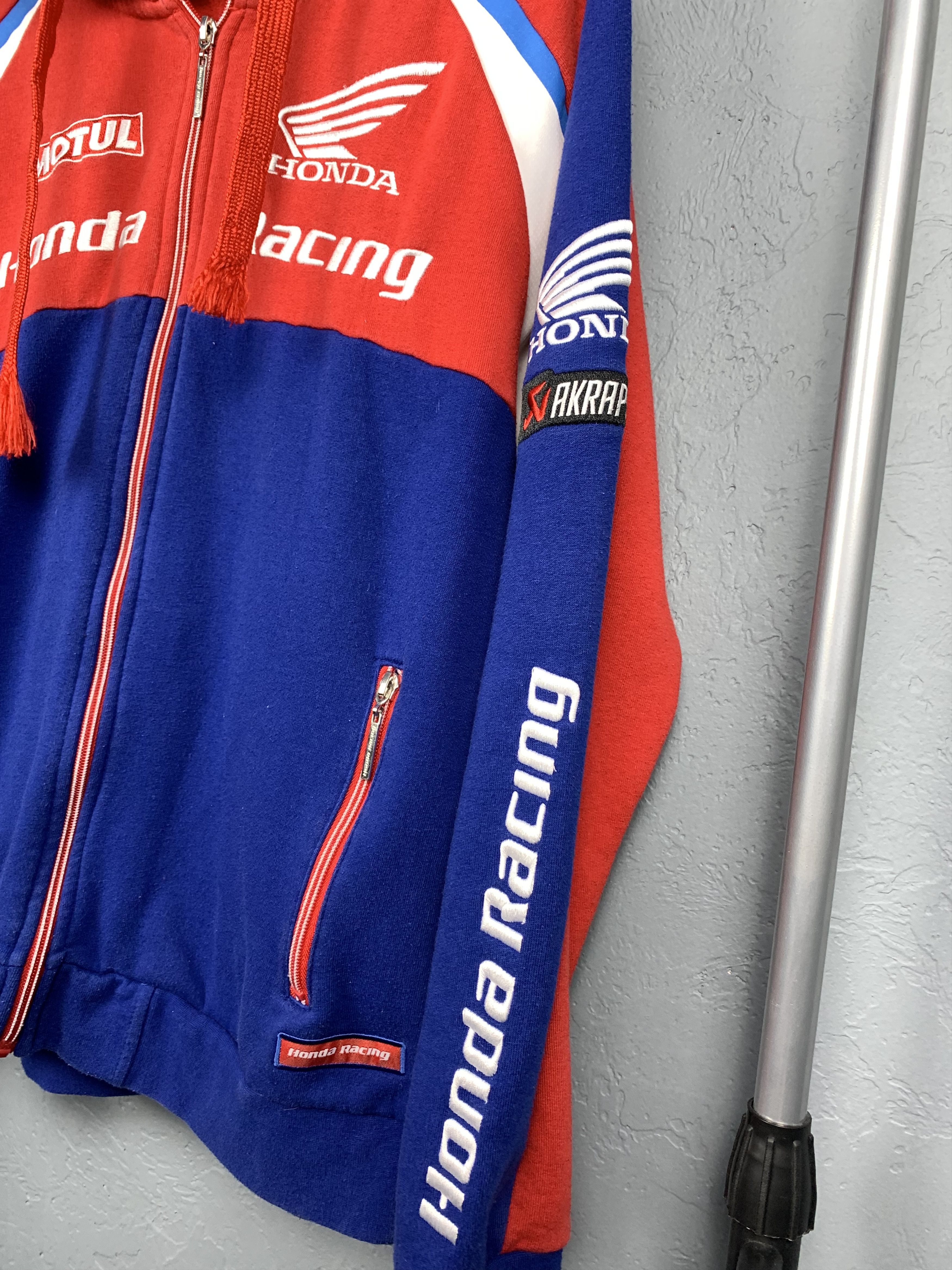 Honda × Vintage Honda Racing Team Vintage Mens Zip Hoodie Size US S / EU 44-46 / 1 - 3 Thumbnail