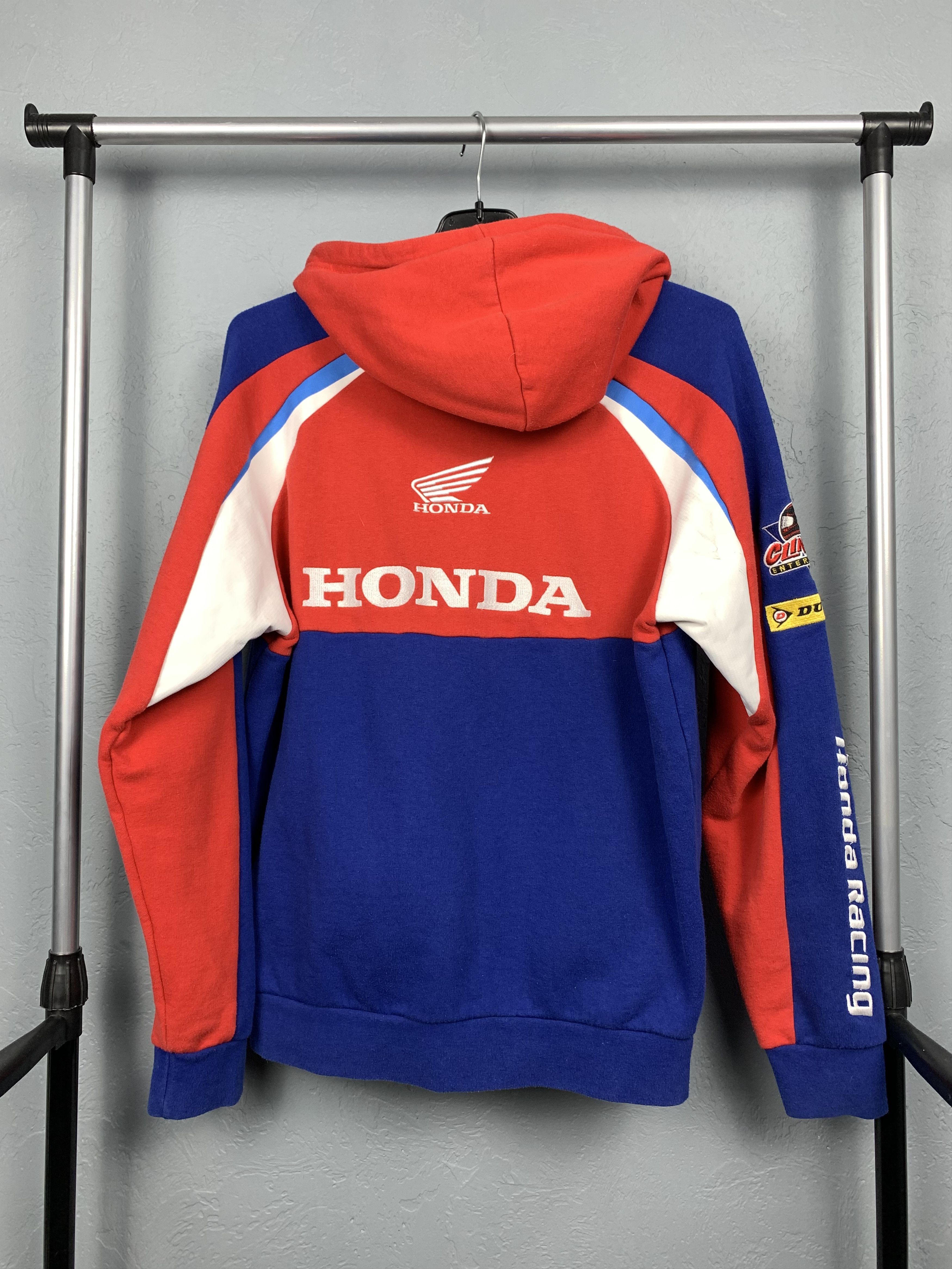 Honda × Vintage Honda Racing Team Vintage Mens Zip Hoodie Size US S / EU 44-46 / 1 - 8 Thumbnail
