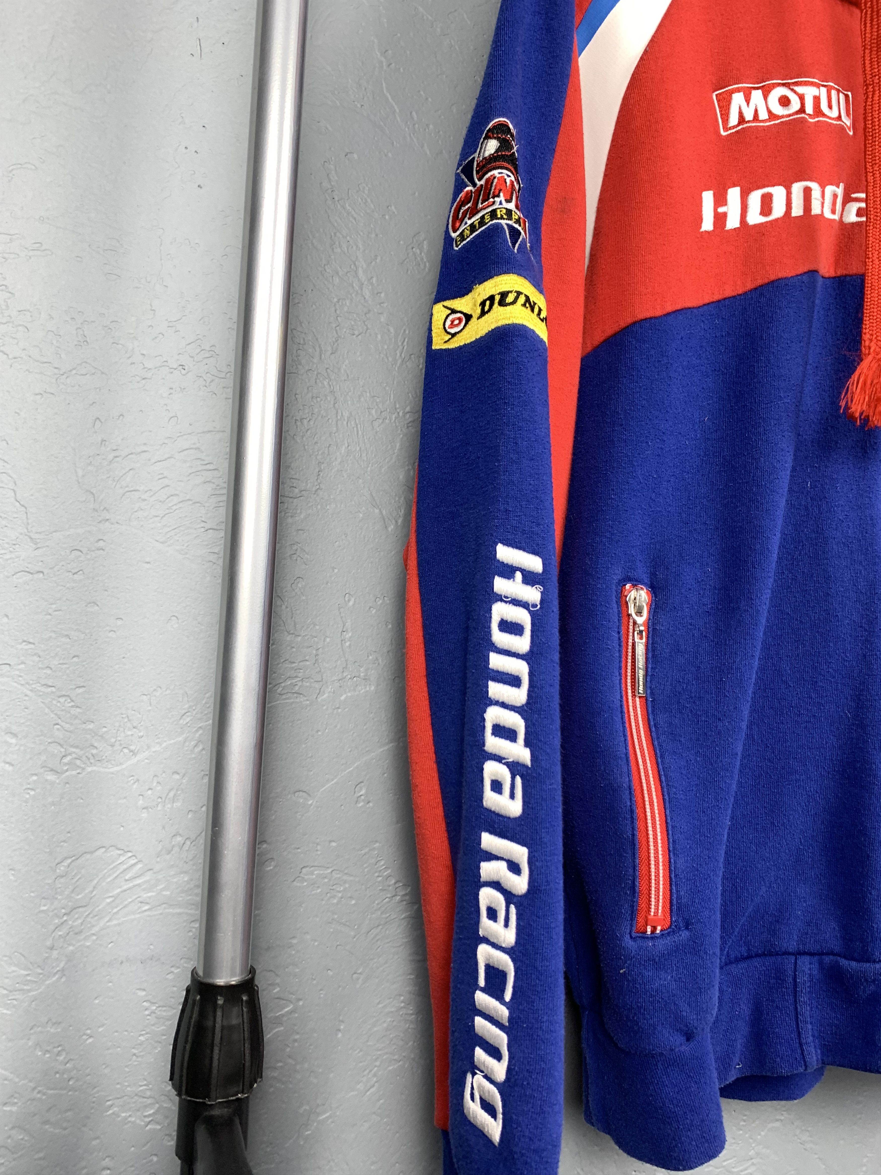 Honda × Vintage Honda Racing Team Vintage Mens Zip Hoodie Size US S / EU 44-46 / 1 - 4 Thumbnail