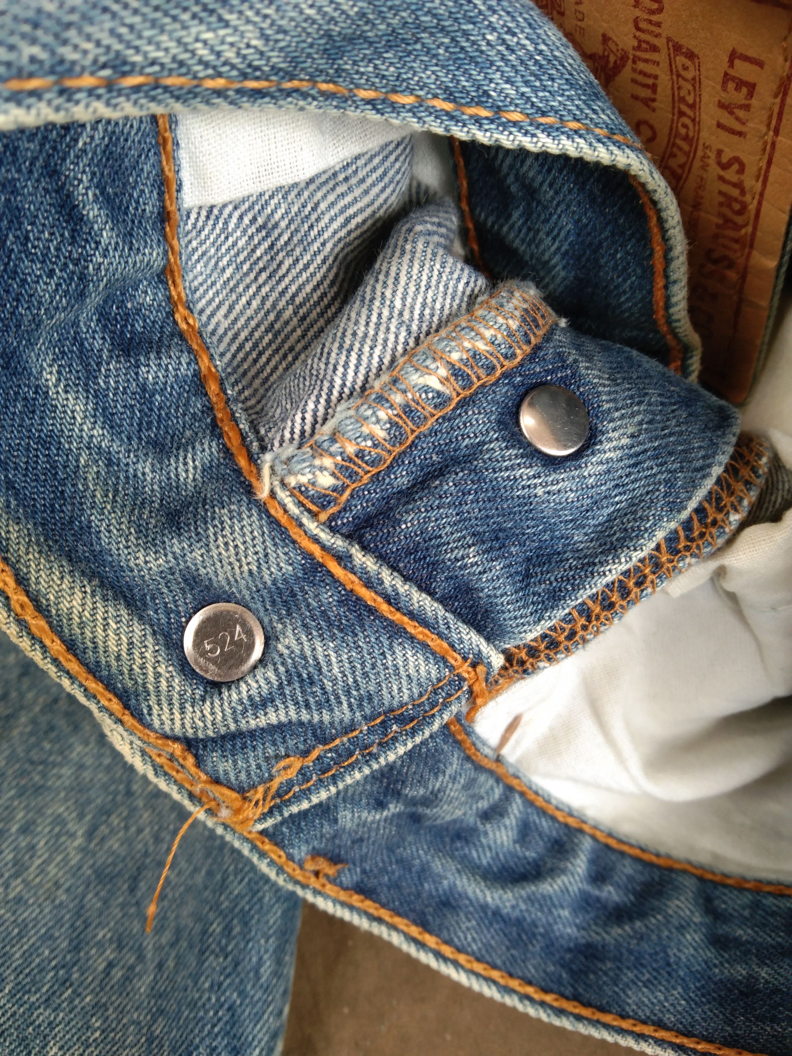 Levi's 90s Vintage Levi's 501 Made In USA Straight Distressed Jeans Size US 31 - 6 Thumbnail