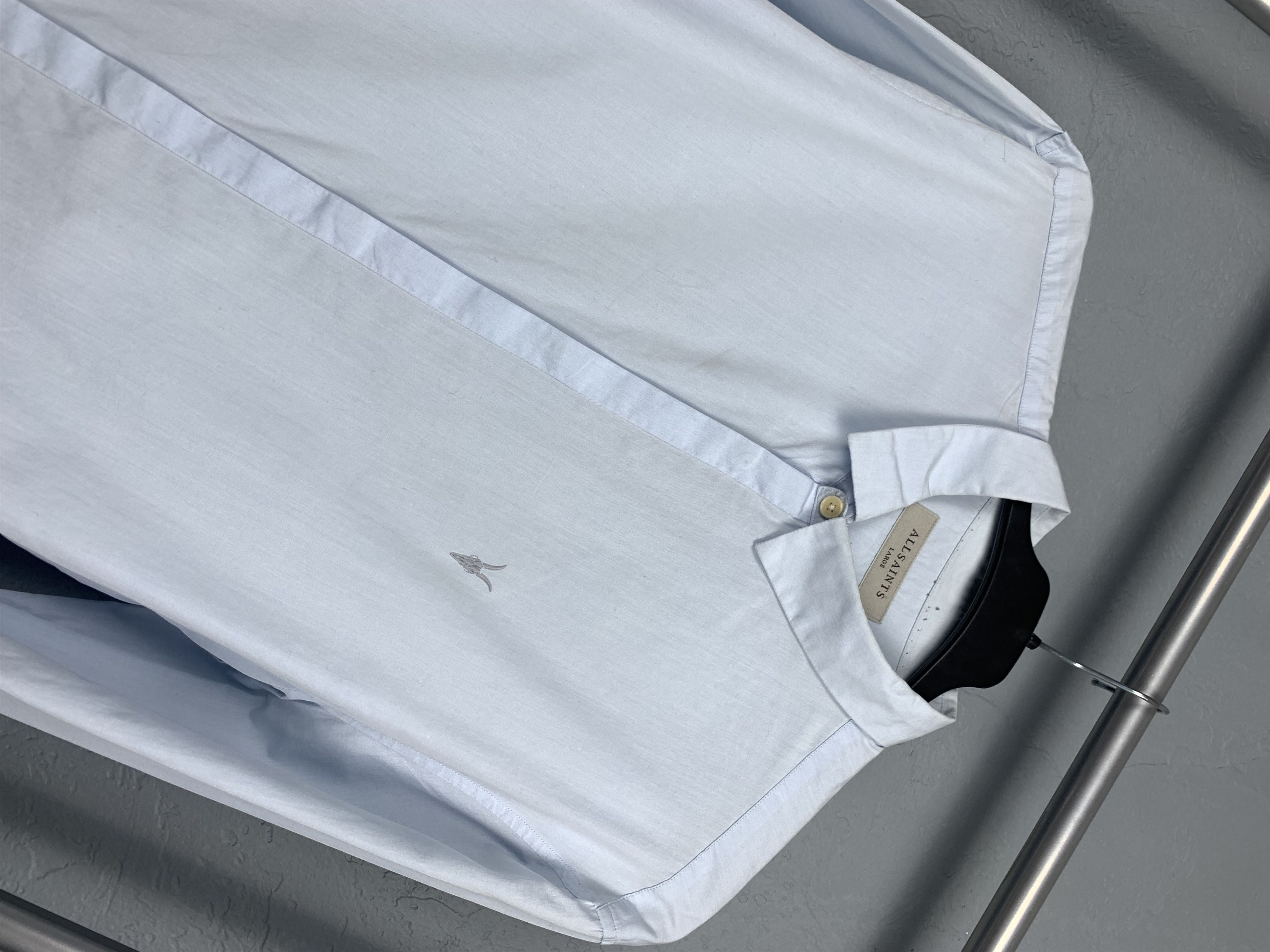 Allsaints Allsaints Hallmead Mens Long Sleeve Shirt Size L Size US L / EU 52-54 / 3 - 2 Thumbnail