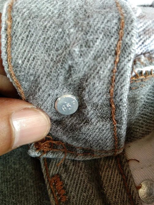 Levi's × Vintage 80s Vintage Levis 501 Grey Jeans Made In USA 29x32 Size US 29 - 7 Thumbnail