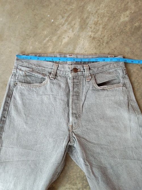 Levi's × Vintage 80s Vintage Levis 501 Grey Jeans Made In USA 29x32 Size US 29 - 5 Thumbnail
