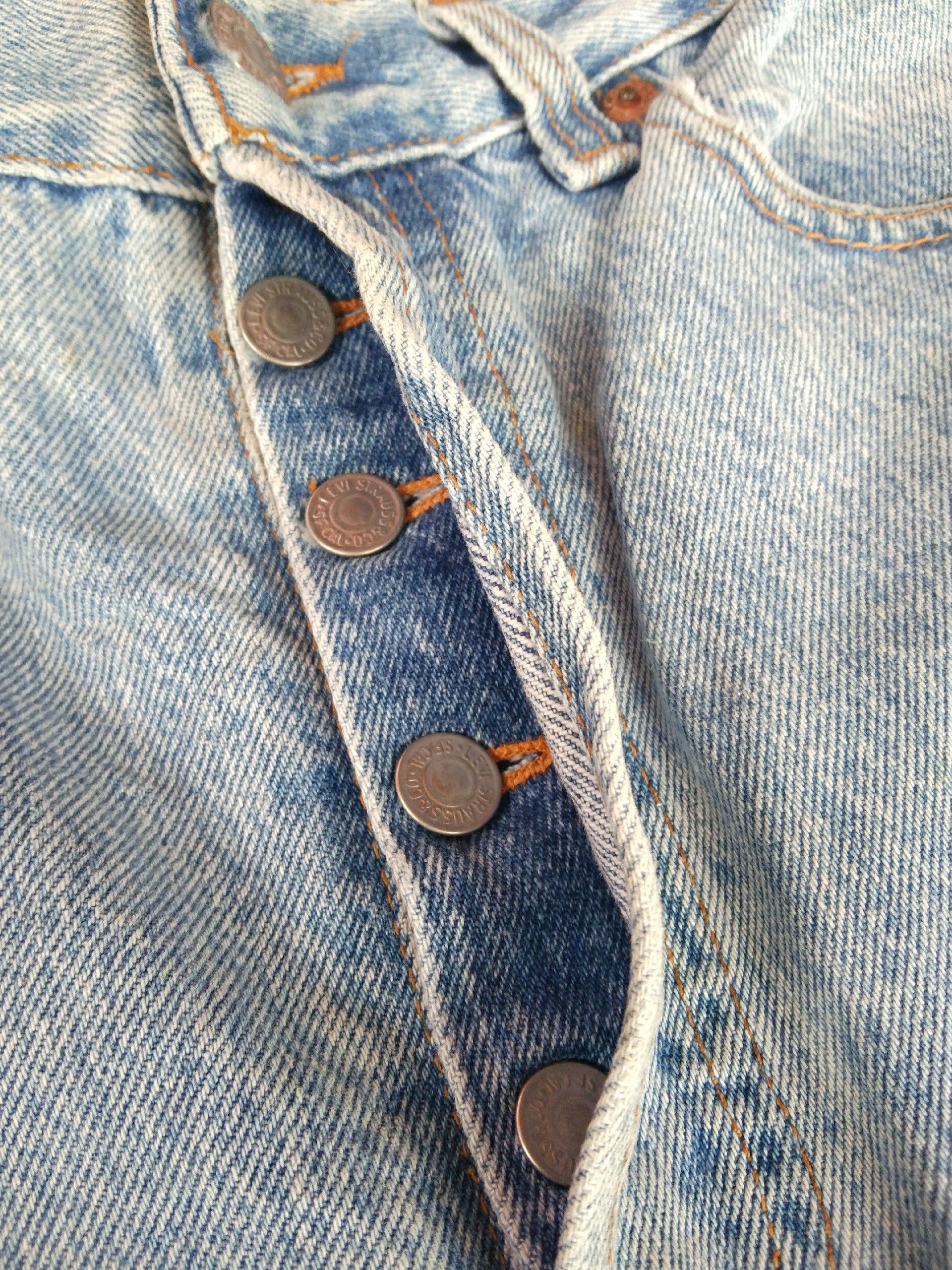 Levi's 90s Vintage Levis 501 Made In USA Distressed Jeans 29x31 Size US 29 - 9 Thumbnail