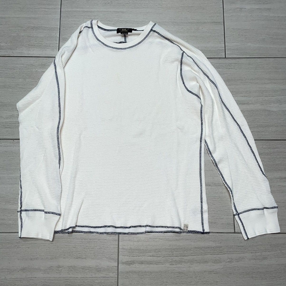 image of Rrl Polo Ralph Laurent Thermal in White, Men's (Size 2XL)