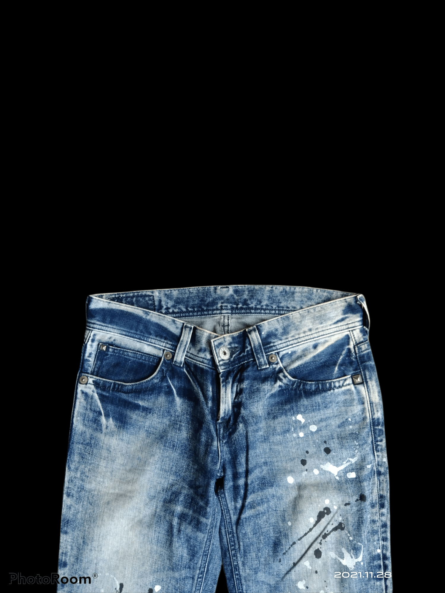 Edwin × Japanese Brand DiSTRESSED SPLATTER MADE IN JAPAN SOMETHING EDWIN Size US 32 / EU 48 - 4 Thumbnail