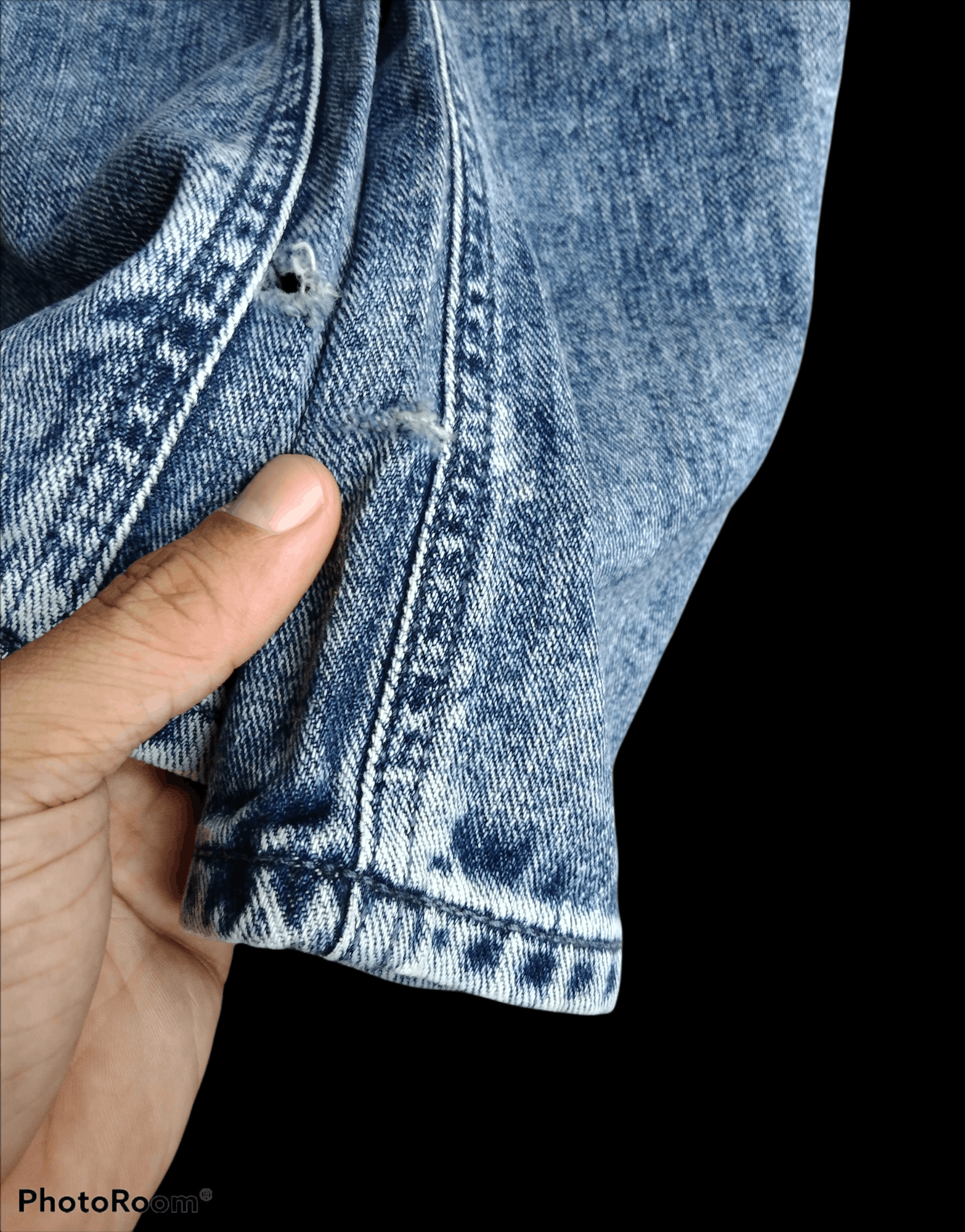 Edwin × Japanese Brand DiSTRESSED SPLATTER MADE IN JAPAN SOMETHING EDWIN Size US 32 / EU 48 - 6 Thumbnail