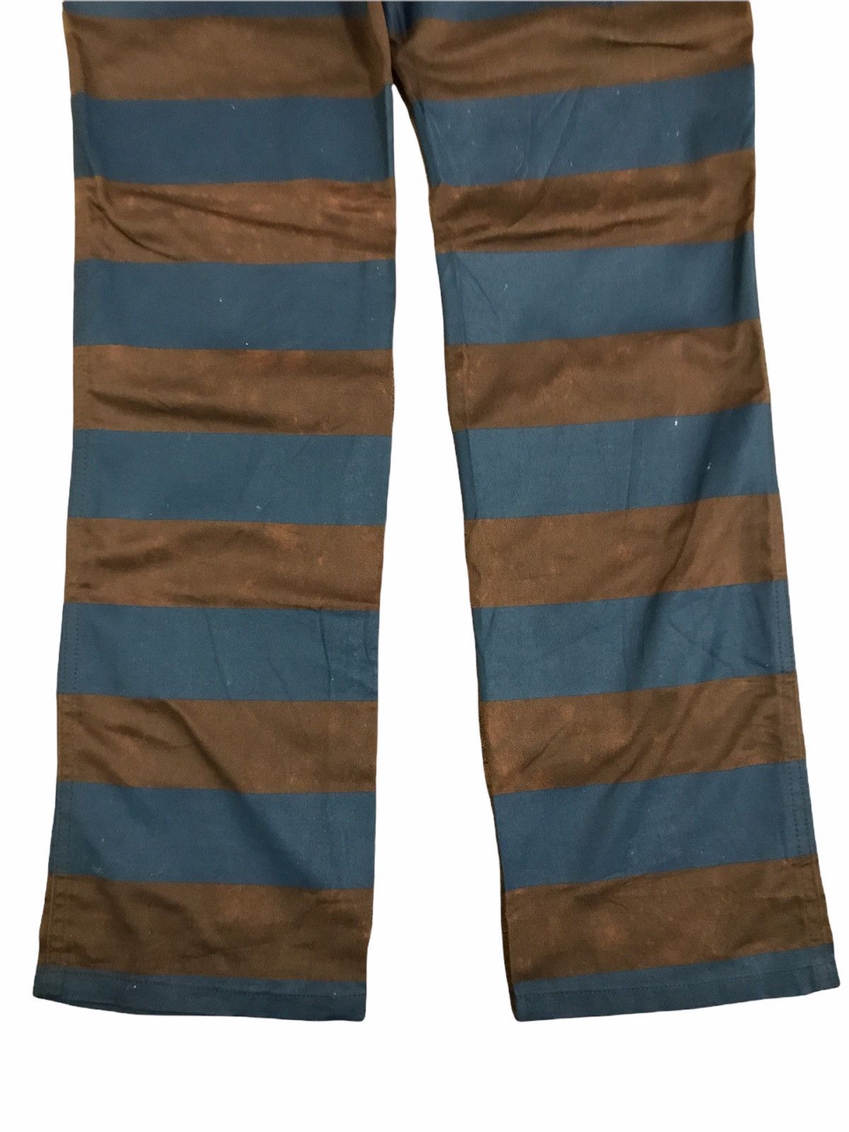 Helmut Lang Japanese Brand Algonquins Stripes Pants Helmut Lang Style Size US 26 / EU 42 - 5 Thumbnail