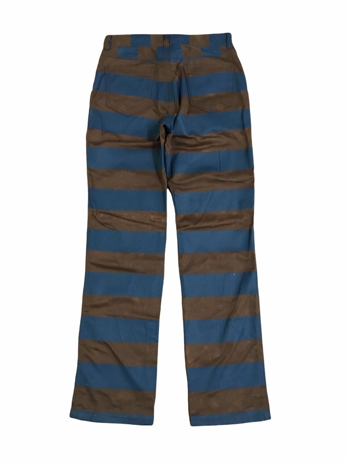 Helmut Lang Japanese Brand Algonquins Stripes Pants Helmut Lang Style Size US 26 / EU 42 - 2 Thumbnail
