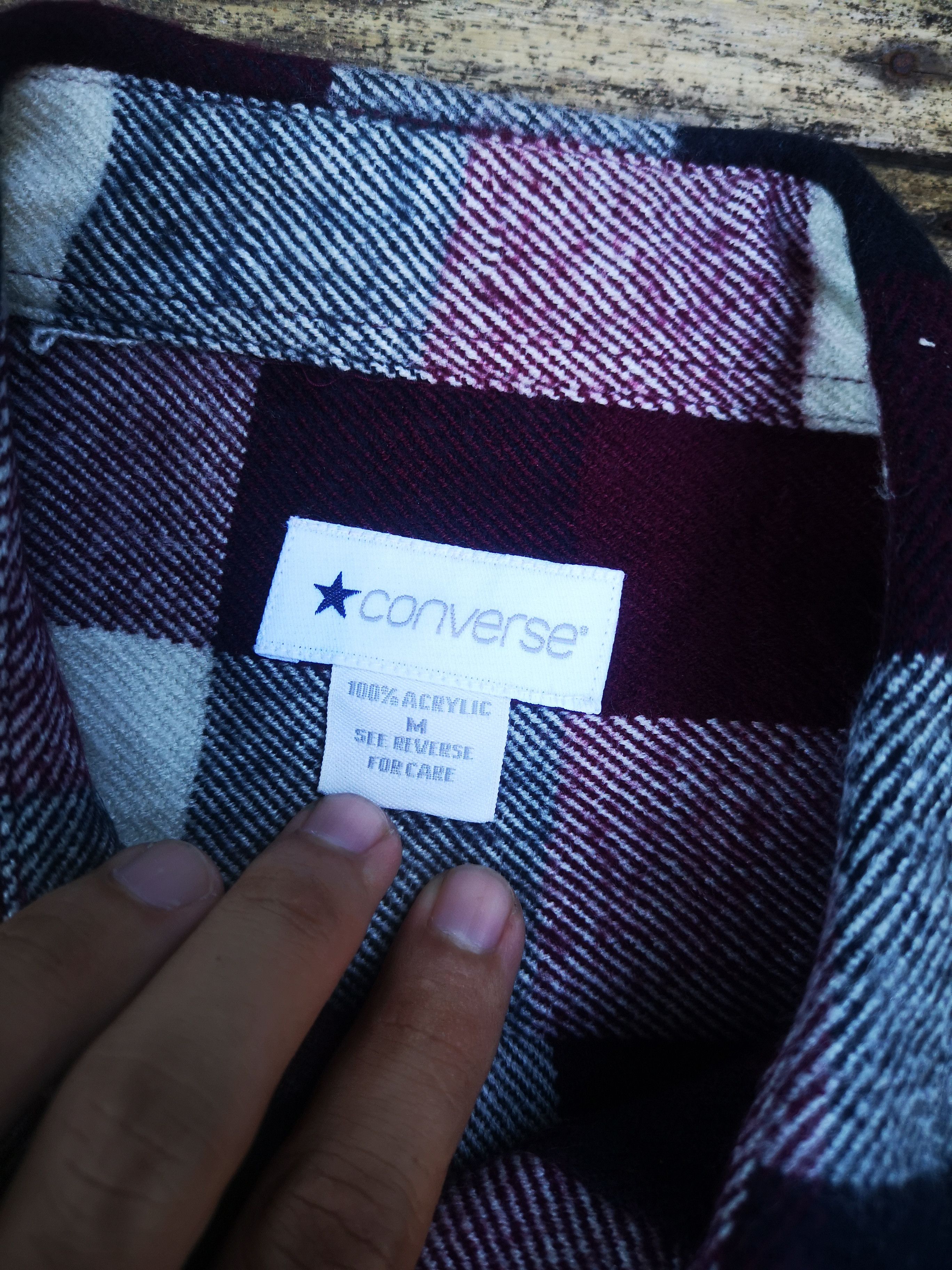 Converse × Flannel Converse Flannel made by acrylic Size US M / EU 48-50 / 2 - 6 Thumbnail
