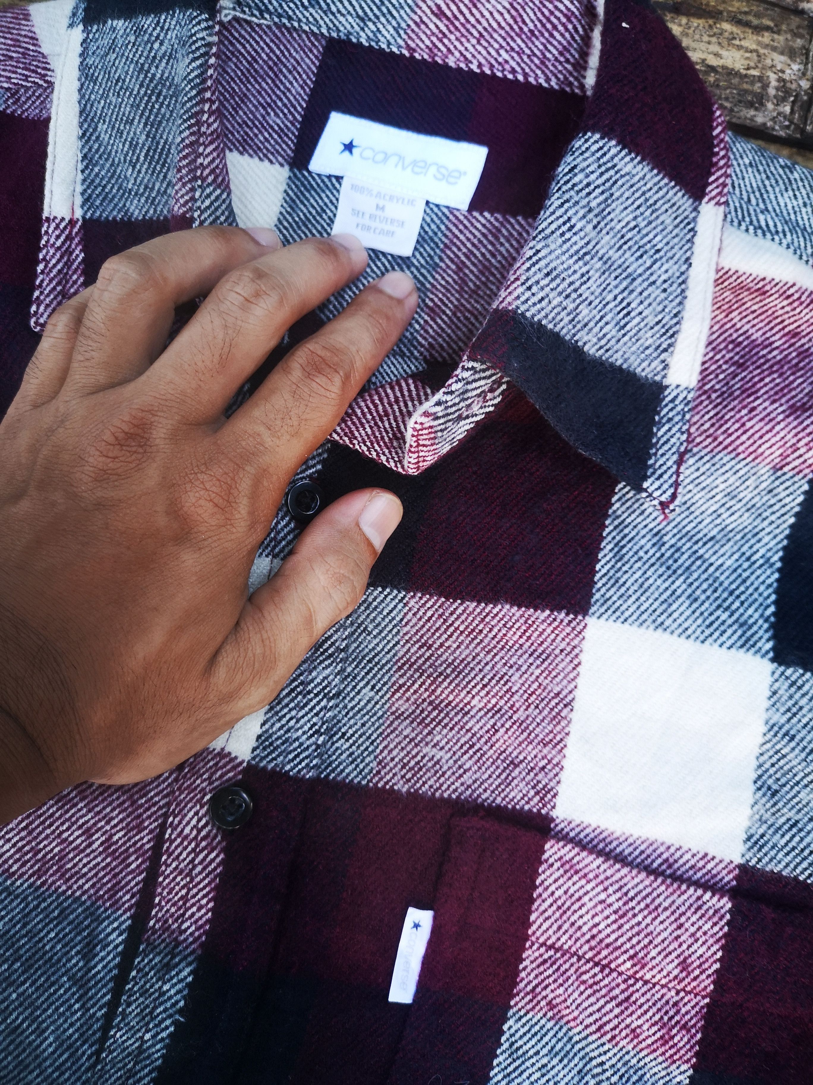 Converse × Flannel Converse Flannel made by acrylic Size US M / EU 48-50 / 2 - 5 Thumbnail