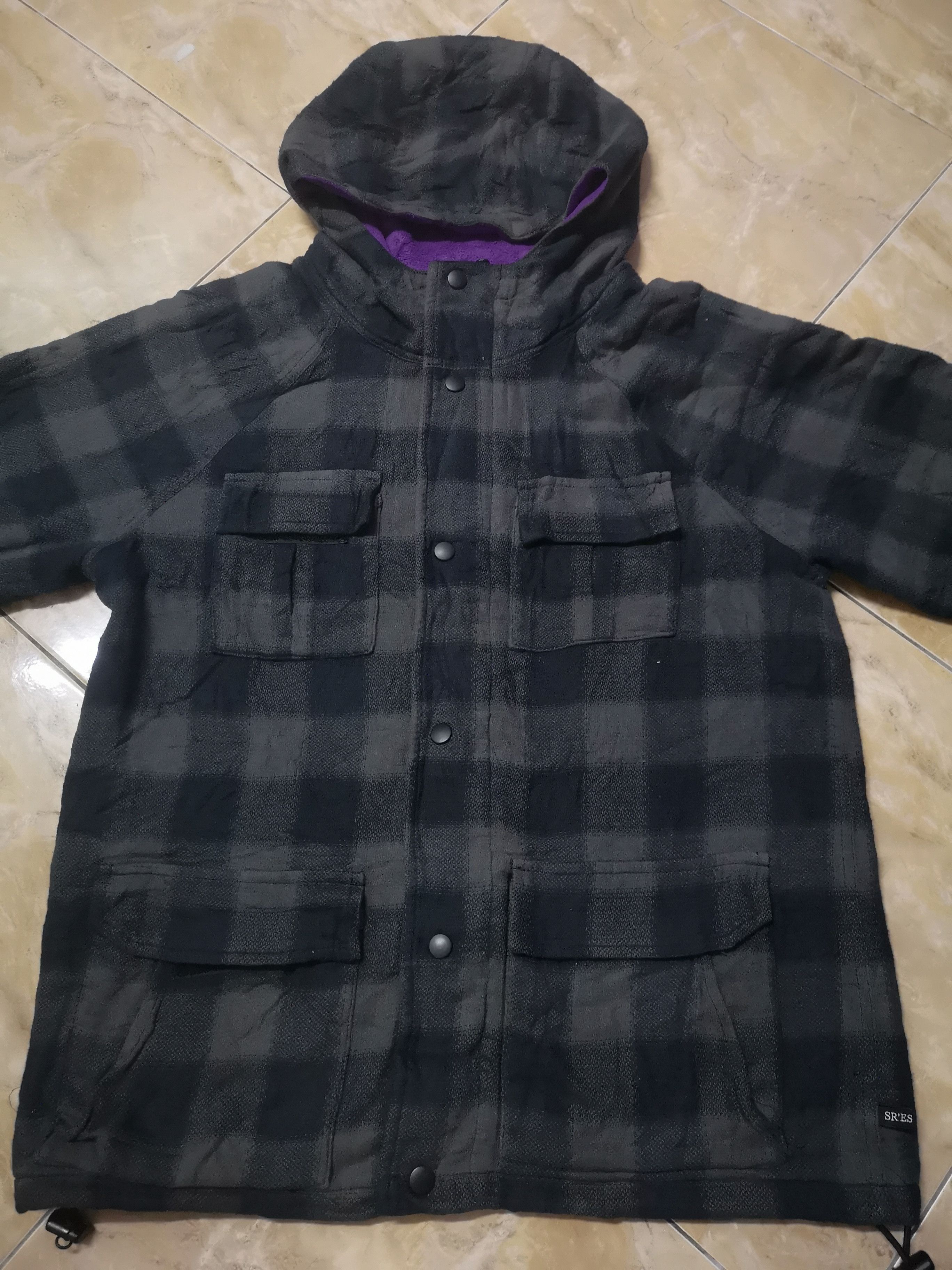 Japanese Brand Vintage SR'ES Reversible hoodie Size US L / EU 52-54 / 3 - 3 Thumbnail
