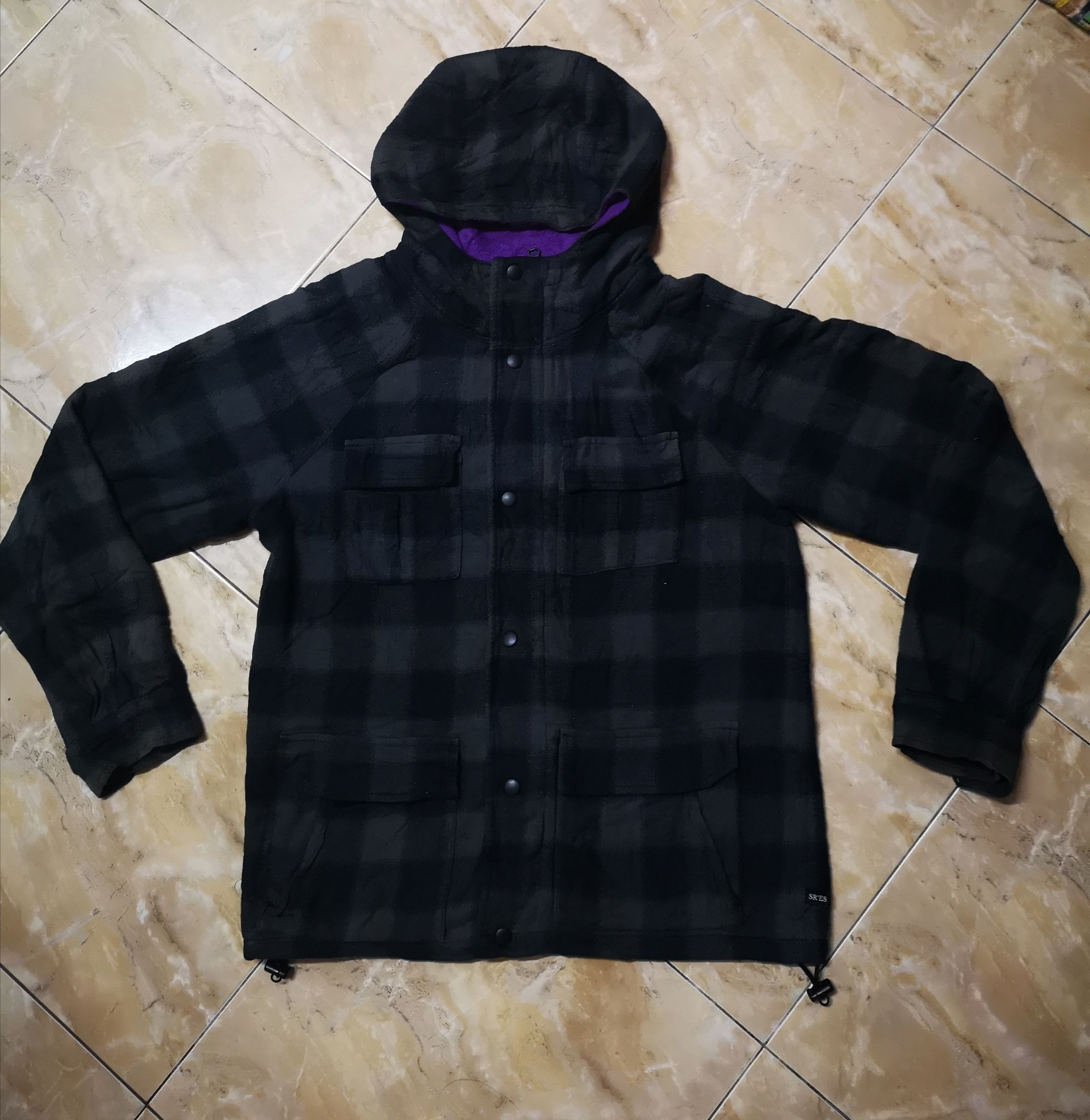 Japanese Brand Vintage SR'ES Reversible hoodie Size US L / EU 52-54 / 3 - 1 Thumbnail