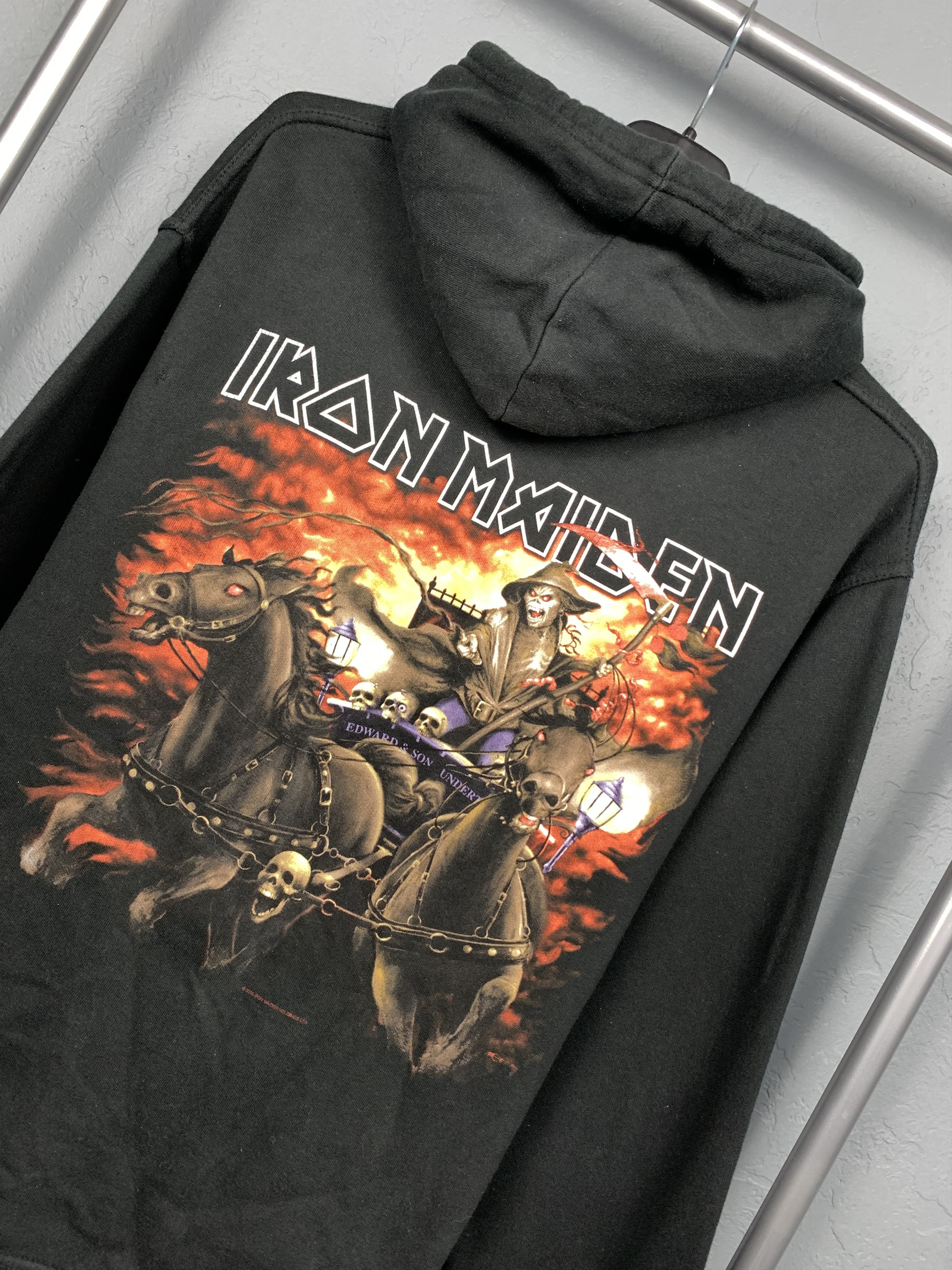 Iron Maiden × Vintage Vintage 2005 Iron Maiden Hoodie Size US M / EU 48-50 / 2 - 2 Thumbnail