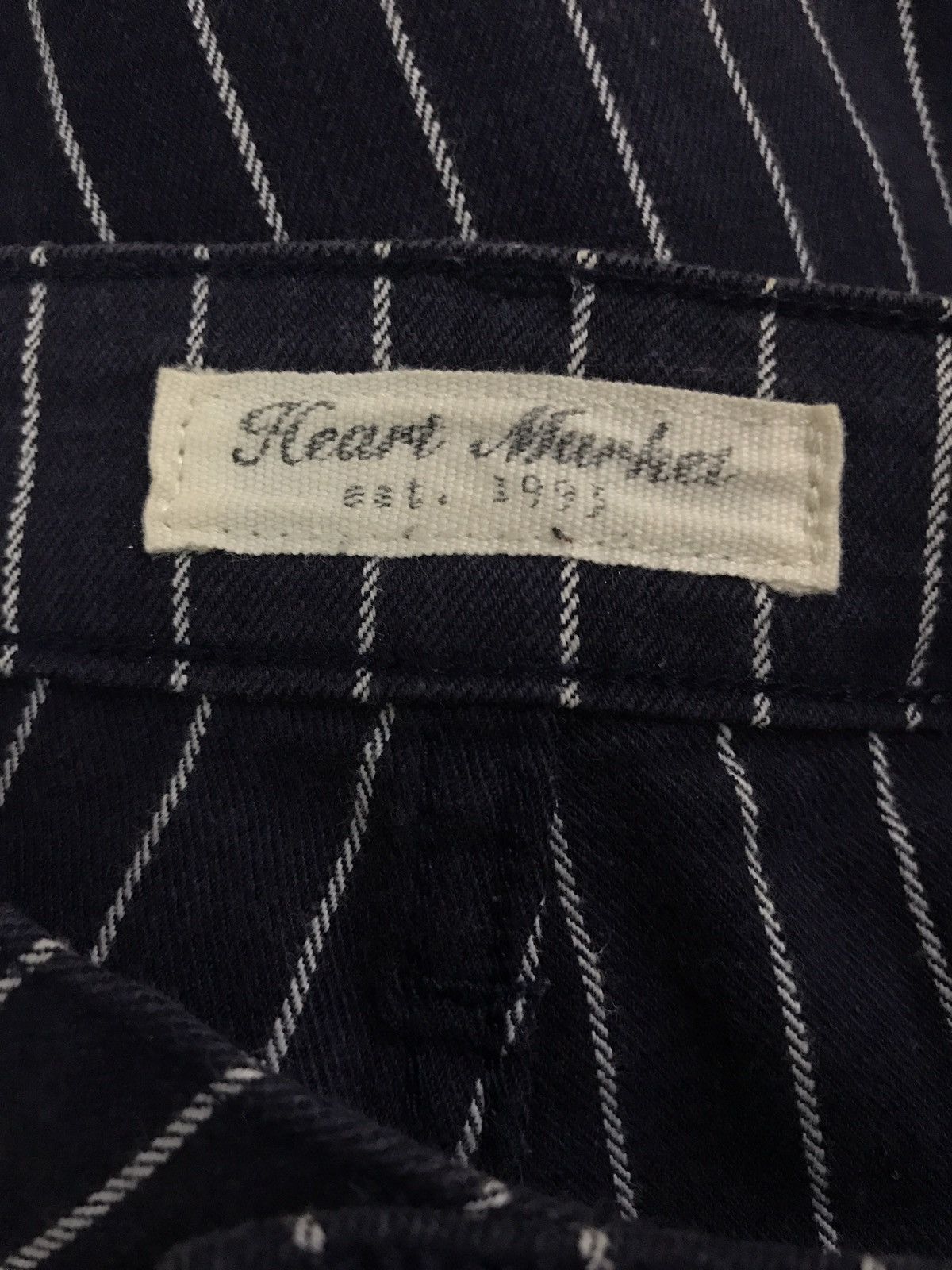 Japanese Brand Japanese Brand Heart Market Stripes Prisoner Skinny Pants Size US 26 / EU 42 - 9 Thumbnail
