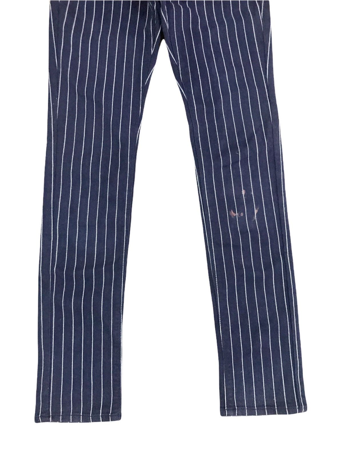 Japanese Brand Japanese Brand Heart Market Stripes Prisoner Skinny Pants Size US 26 / EU 42 - 6 Thumbnail