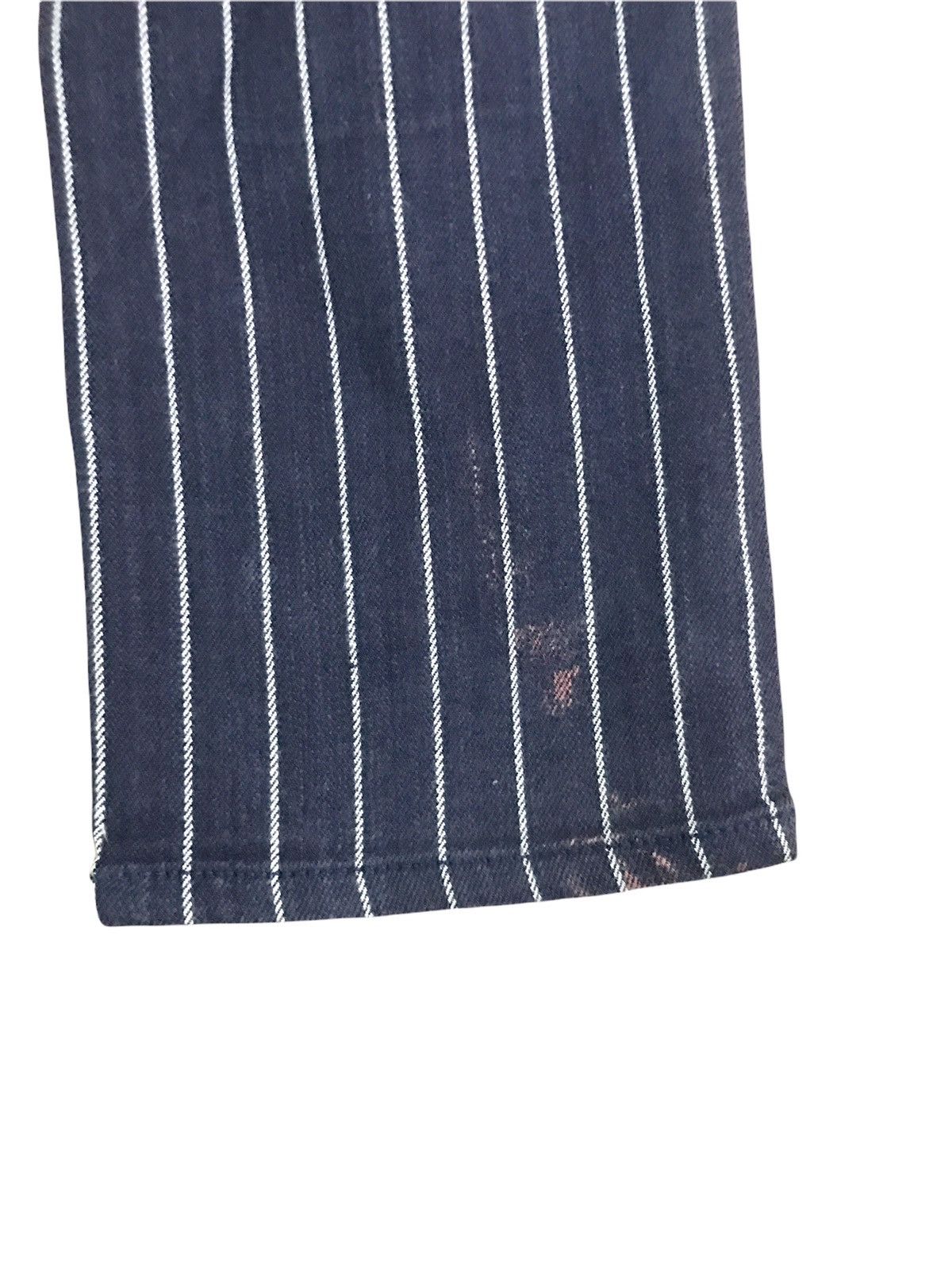 Japanese Brand Japanese Brand Heart Market Stripes Prisoner Skinny Pants Size US 26 / EU 42 - 7 Thumbnail